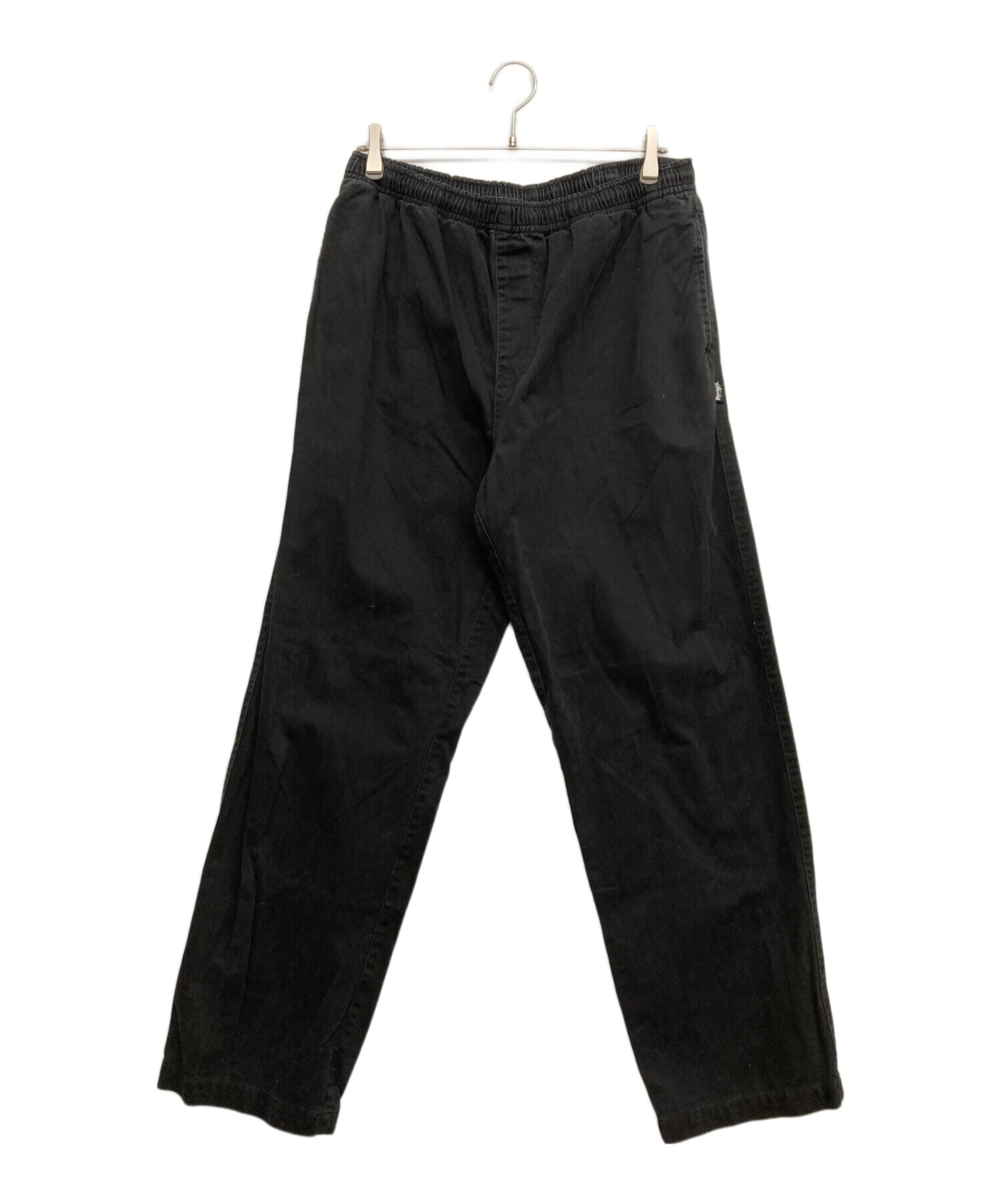 中古・古着通販】stussy (ステューシー) BRUSHED BEACH PANT ブラック
