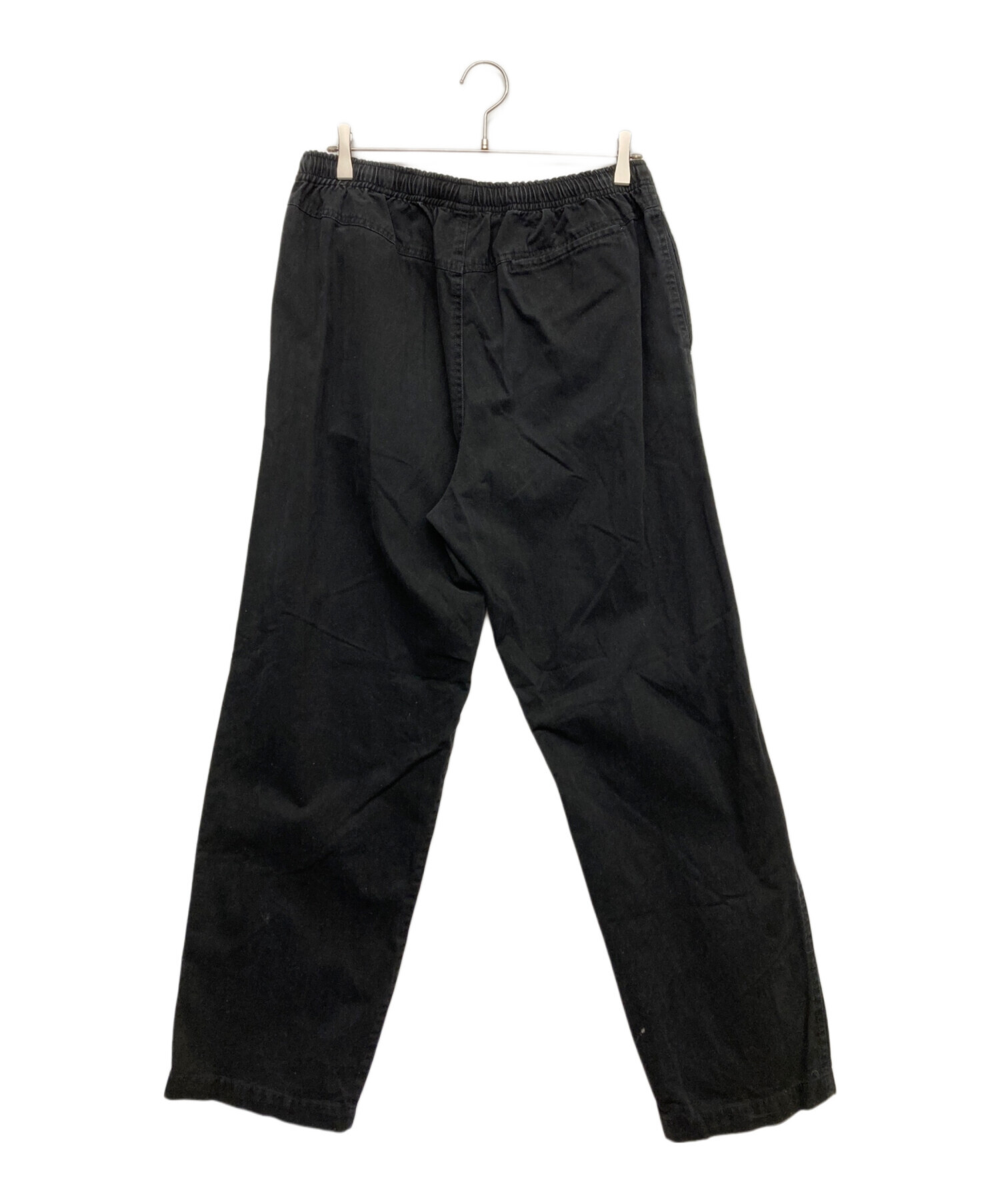 中古・古着通販】stussy (ステューシー) BRUSHED BEACH PANT ブラック 