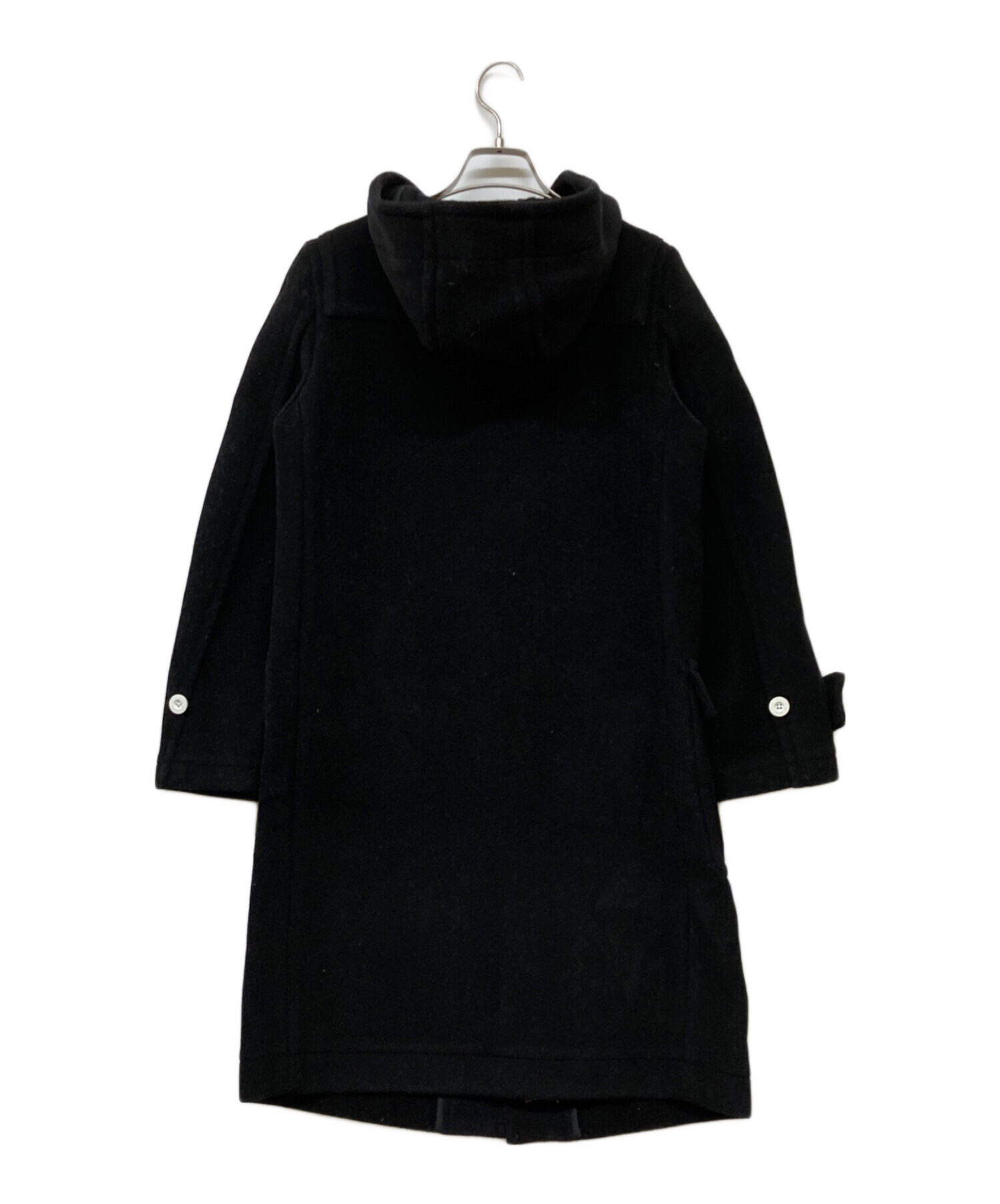 中古・古着通販】HYKE (ハイク) ダッフルコート ブラック サイズ:1