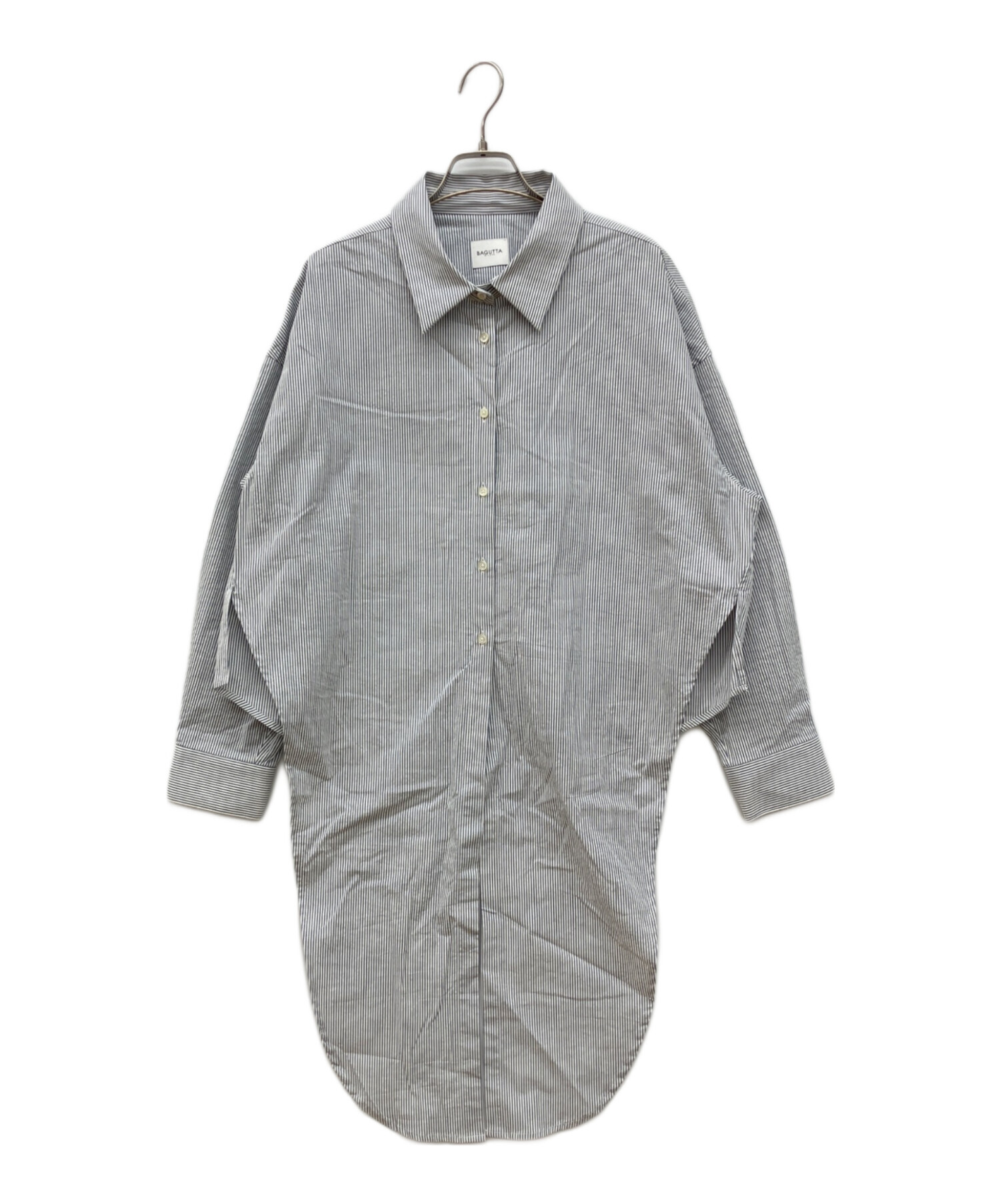 中古・古着通販】Bagutta (バグッタ) フロントリボンデザインシャツ
