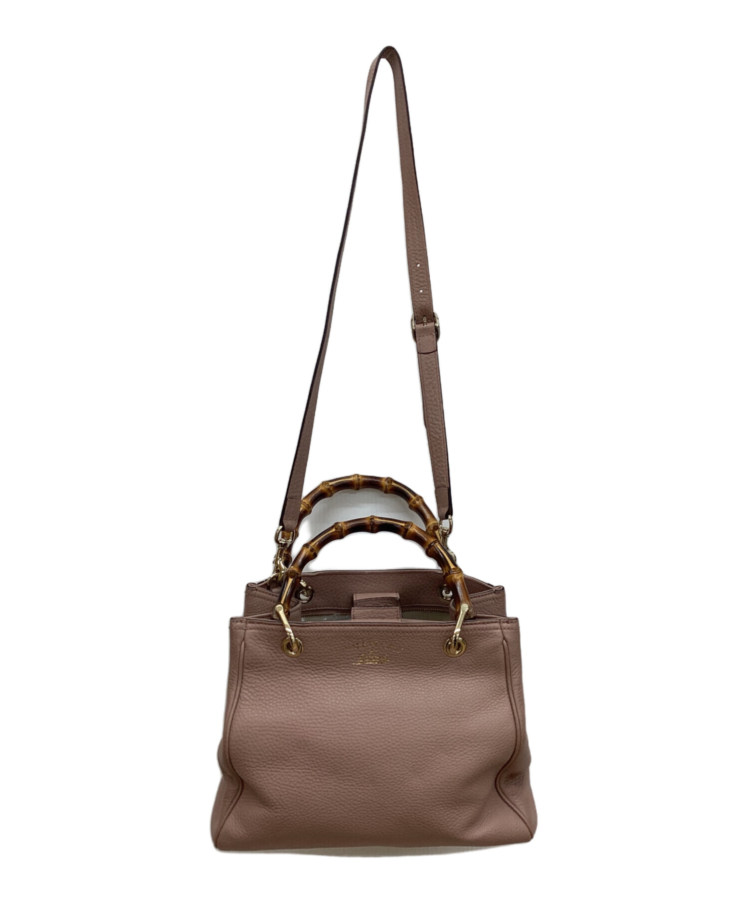中古・古着通販】GUCCI (グッチ) バンブー 2WAYバッグ ショルダー 