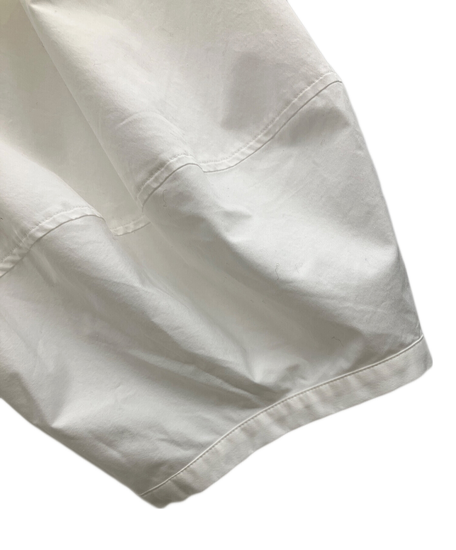 中古・古着通販】HYKE (ハイク) T/C BALLOON SLEEVE BLOUSE ホワイト