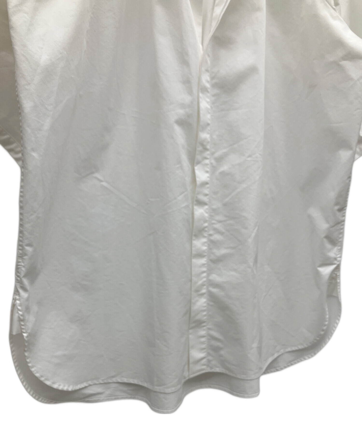 中古・古着通販】HYKE (ハイク) T/C BALLOON SLEEVE BLOUSE ホワイト