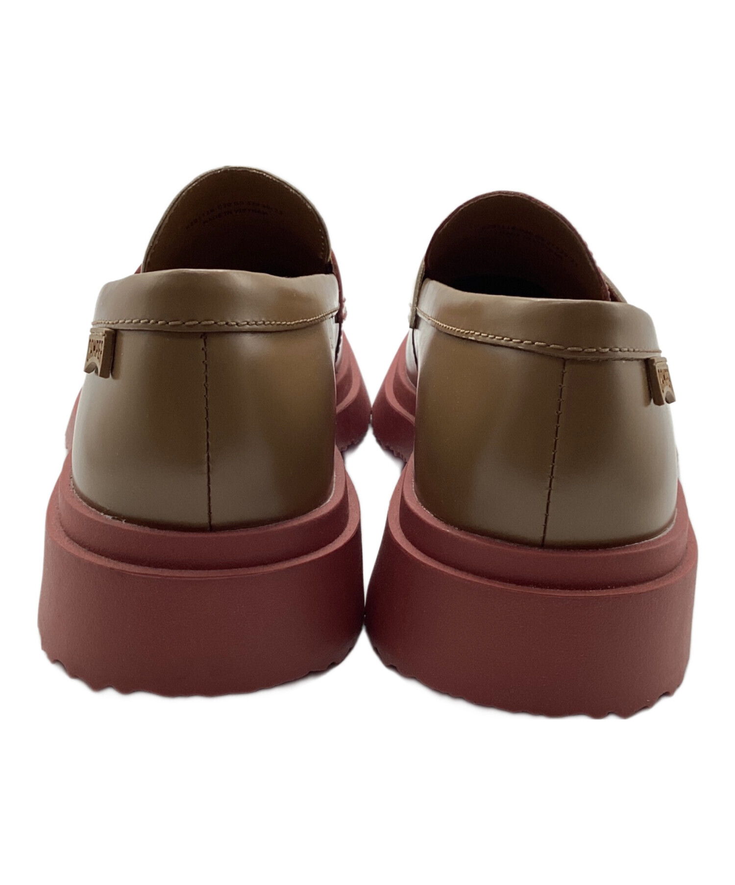 中古・古着通販】CAMPER (カンペール) ローファー ブラウン×レッド