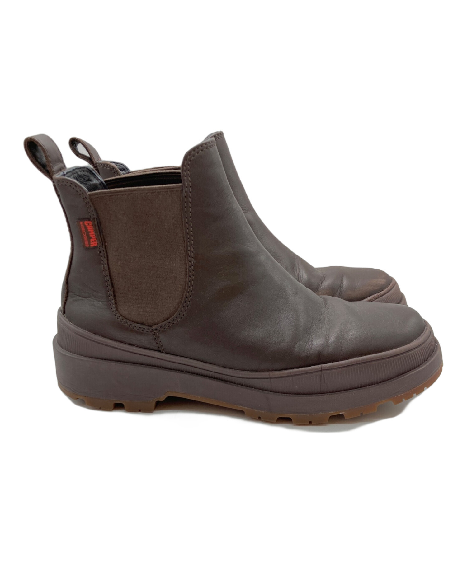 中古・古着通販】CAMPER (カンペール) サイドゴアブーツ ブラウン