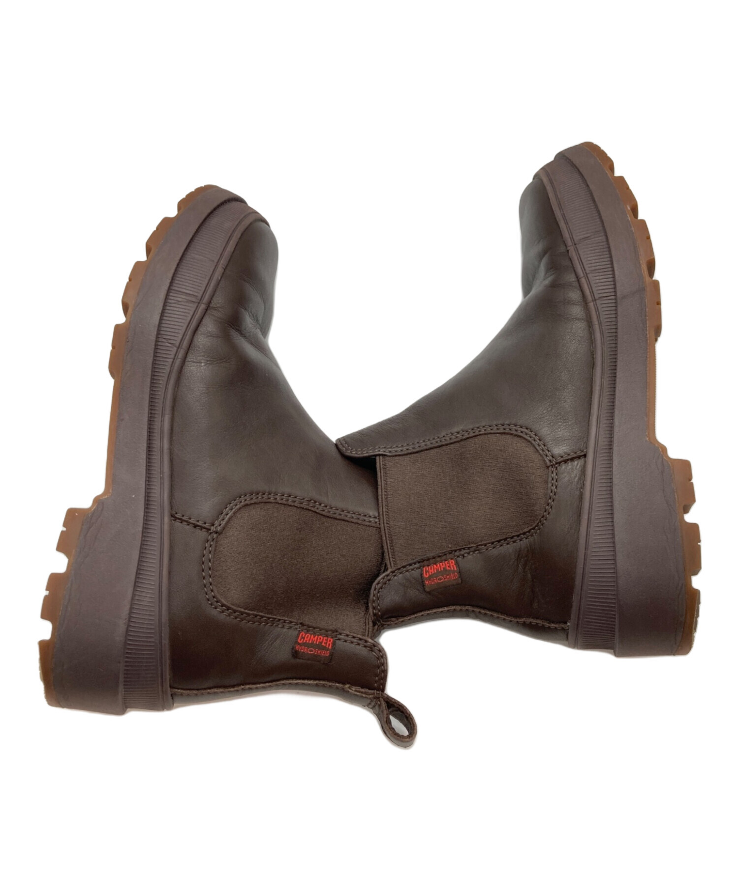 中古・古着通販】CAMPER (カンペール) サイドゴアブーツ ブラウン