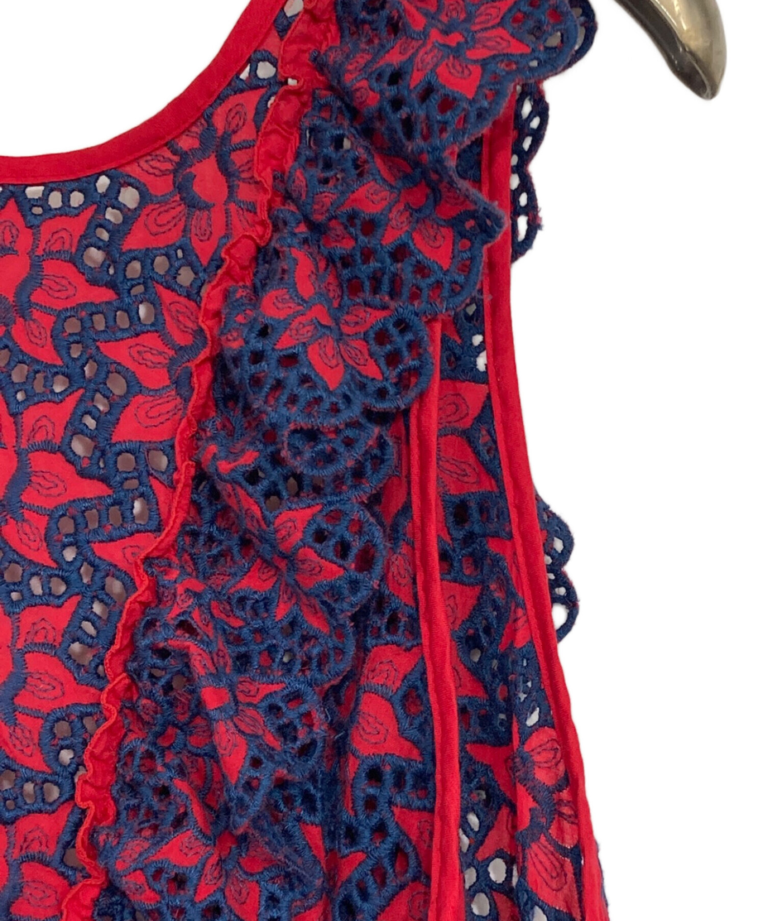 試着のみ　タグあり　完売品 maturely ロマンスレース ロング　ワンピース 中古・古着通販】maturely (マチュアリー) Romance Lace Dress レッド