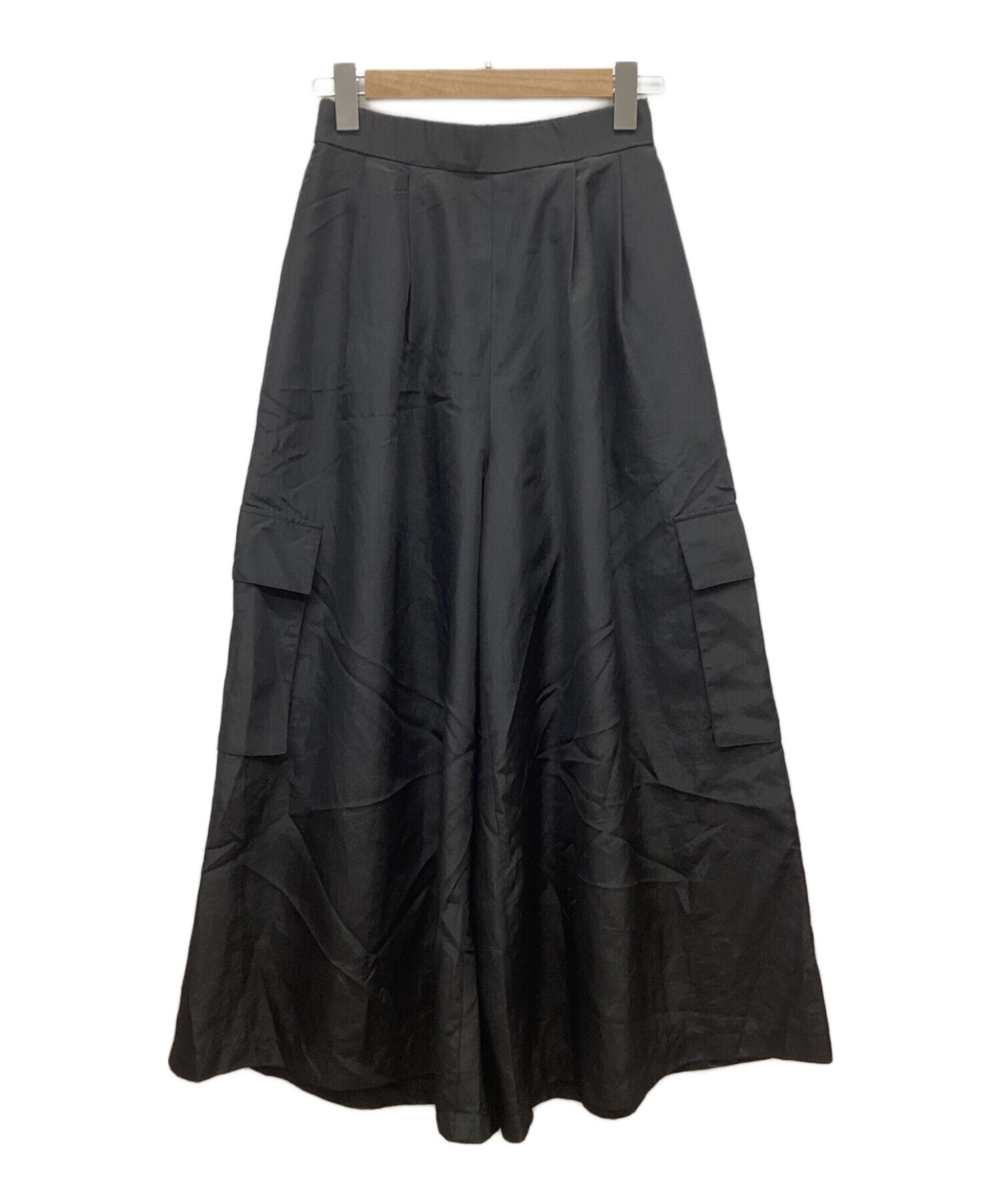 中古・古着通販】Lig. (リグドット) ワイドカーゴパンツ ブラック