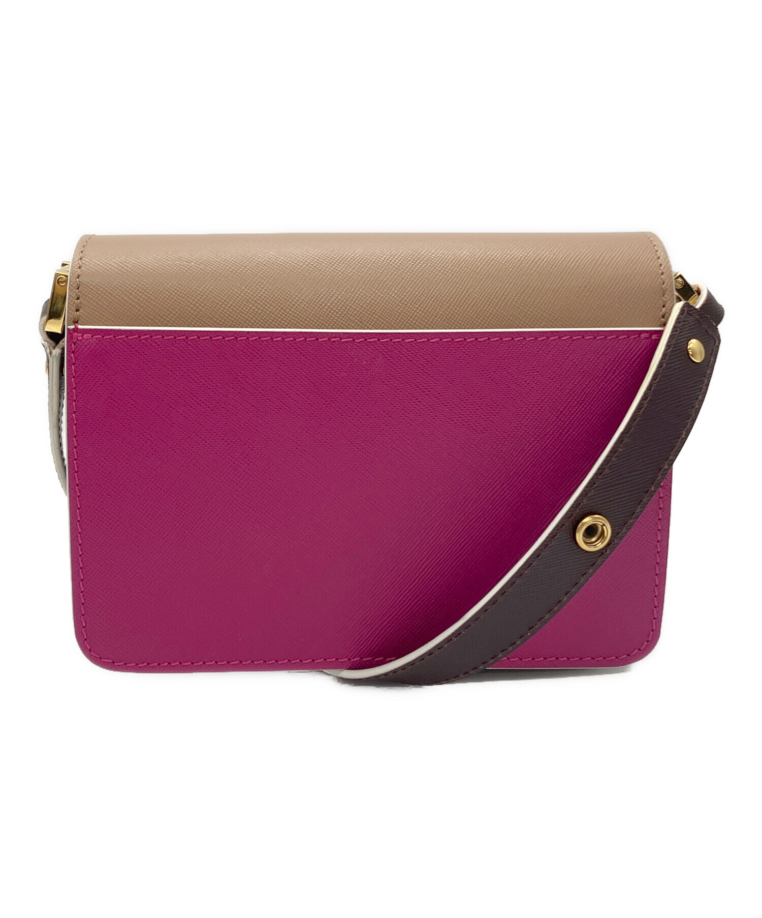 中古・古着通販】MARNI (マルニ) Mini Trunk Shoulder Bag ベージュ 