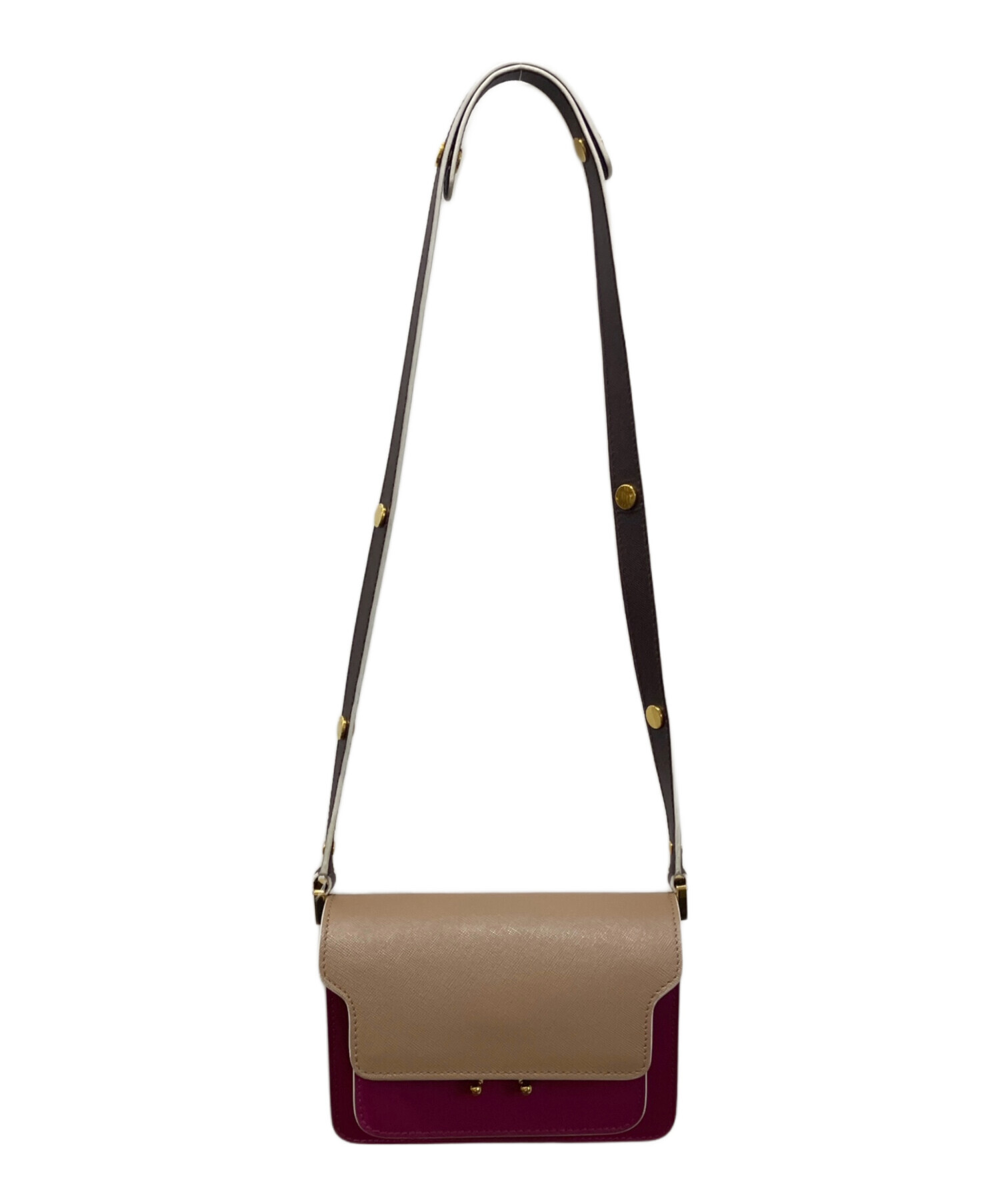 中古・古着通販】MARNI (マルニ) Mini Trunk Shoulder Bag ベージュ 