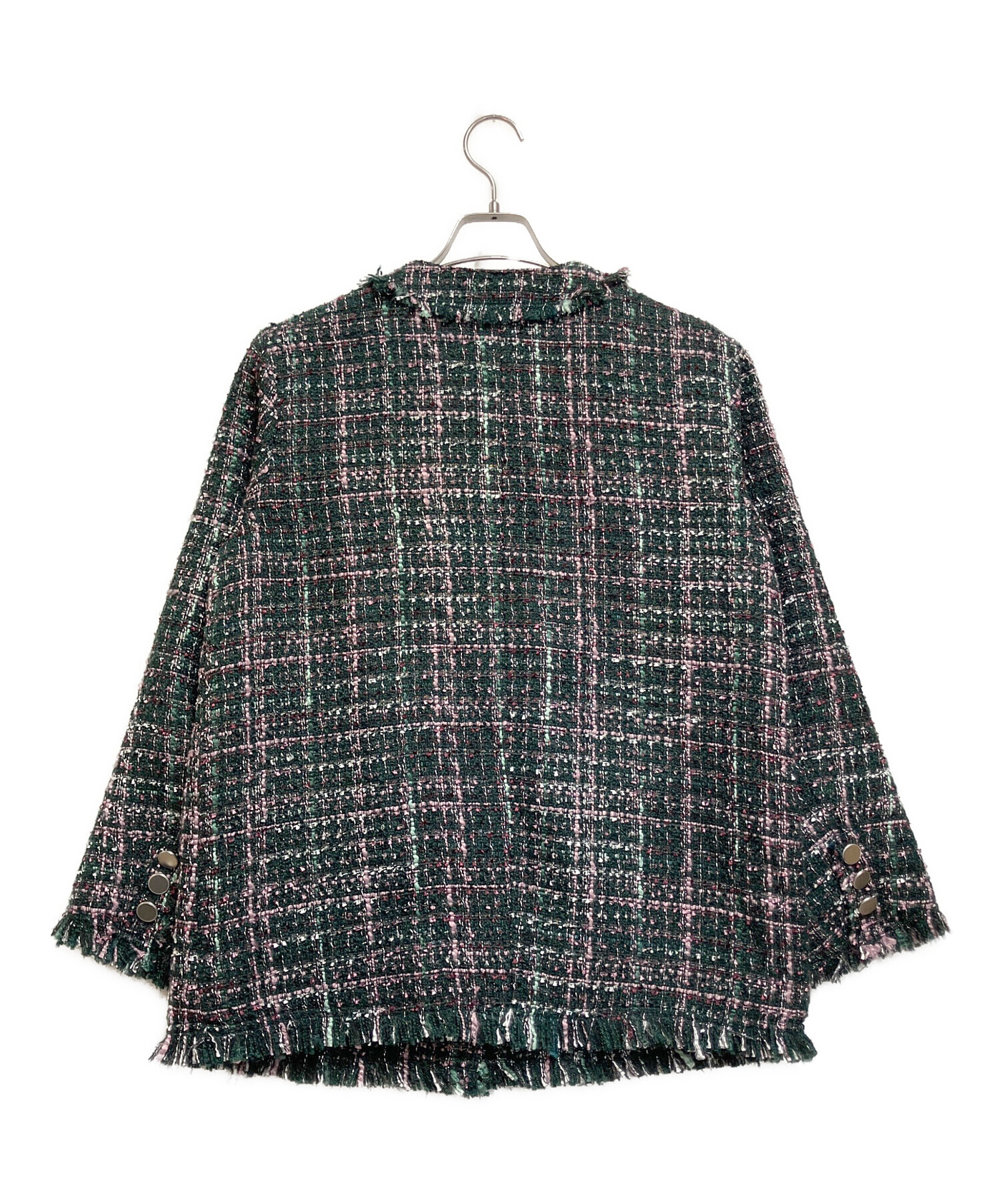 中古・古着通販】Lily Brown (リリーブラウン) フリンジツイードノー