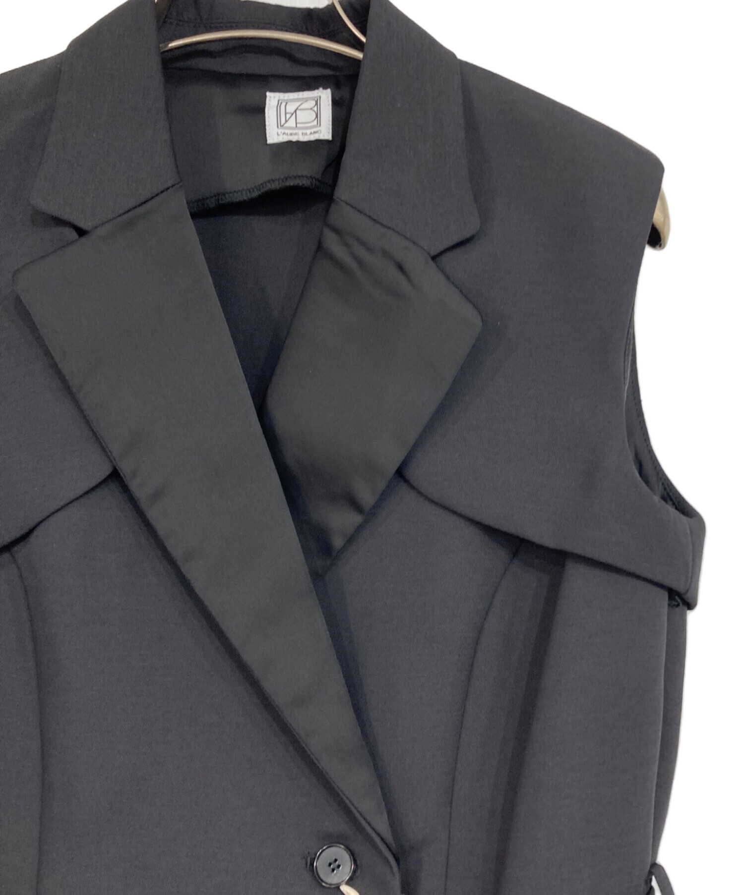 中古・古着通販】laube blanc (ローブブラン) Sleeveless Coat Dress 