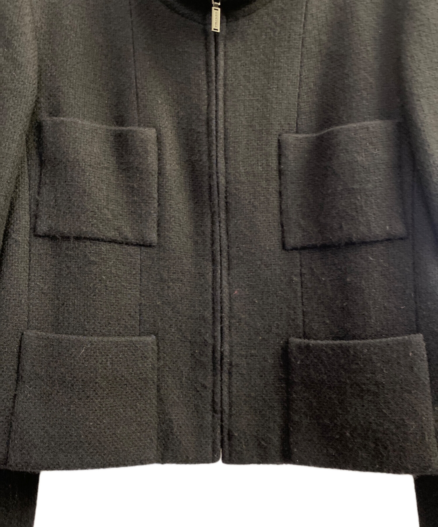 中古・古着通販】CHANEL (シャネル) カシミヤジップアップジャケット