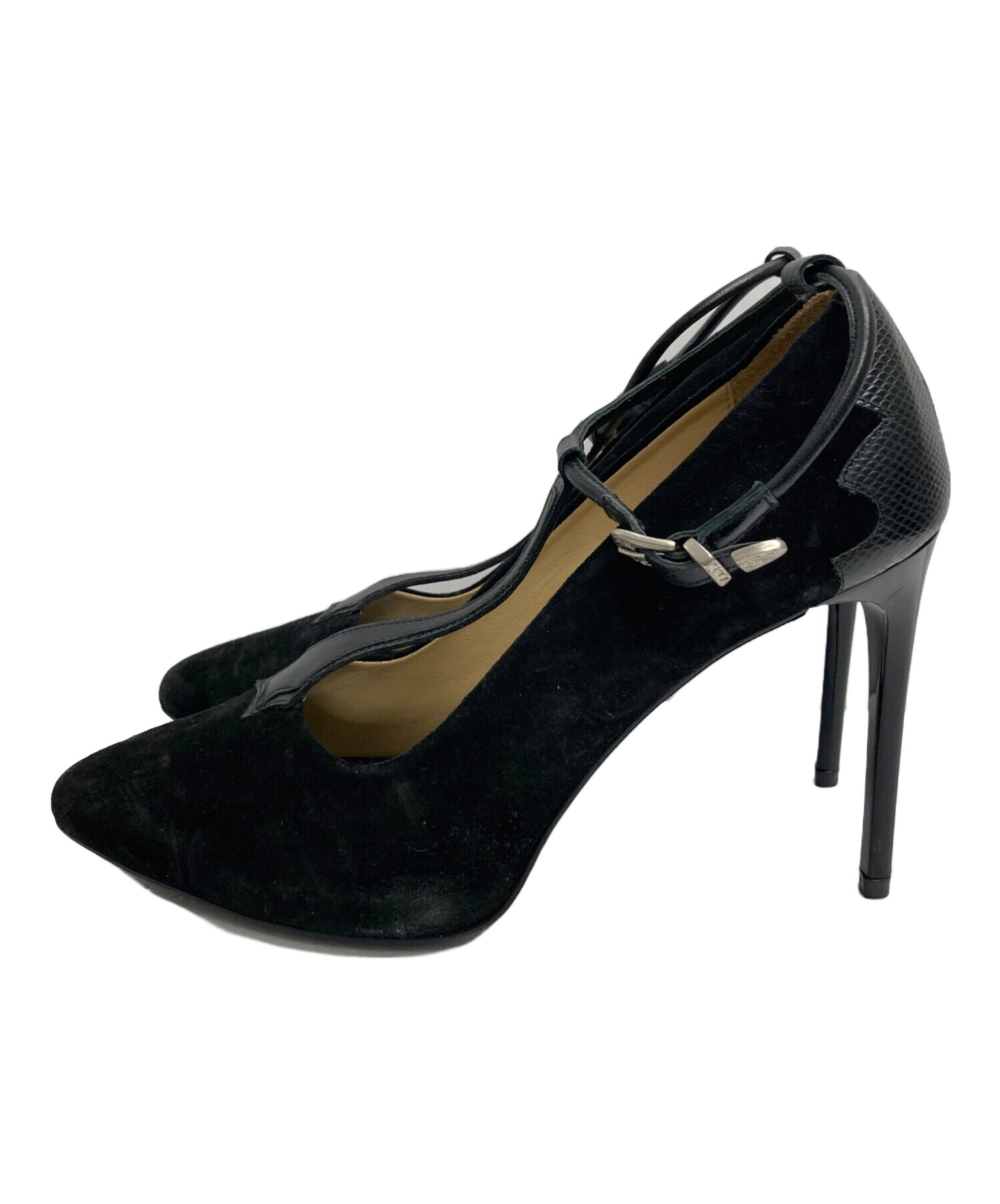 中古・古着通販】TOGA PULLA (トーガ プルラ) ヒールパンプス ブラック