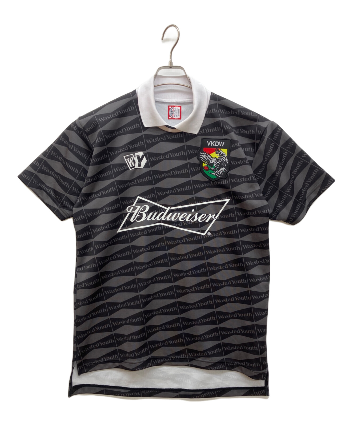 Wasted Youth ウェイズテッドユース サッカーゲームシャツ 中古・古着通販】Wasted Youth (ウエステッド ユース) WYxBW SOCCER
