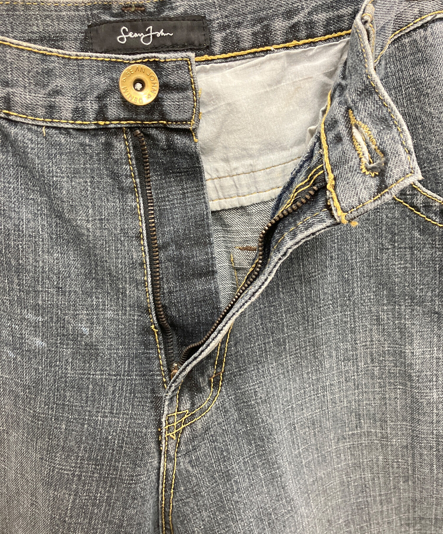 中古・古着通販】SEAN JOHN (ショーンジョン) デニムハーフパンツ