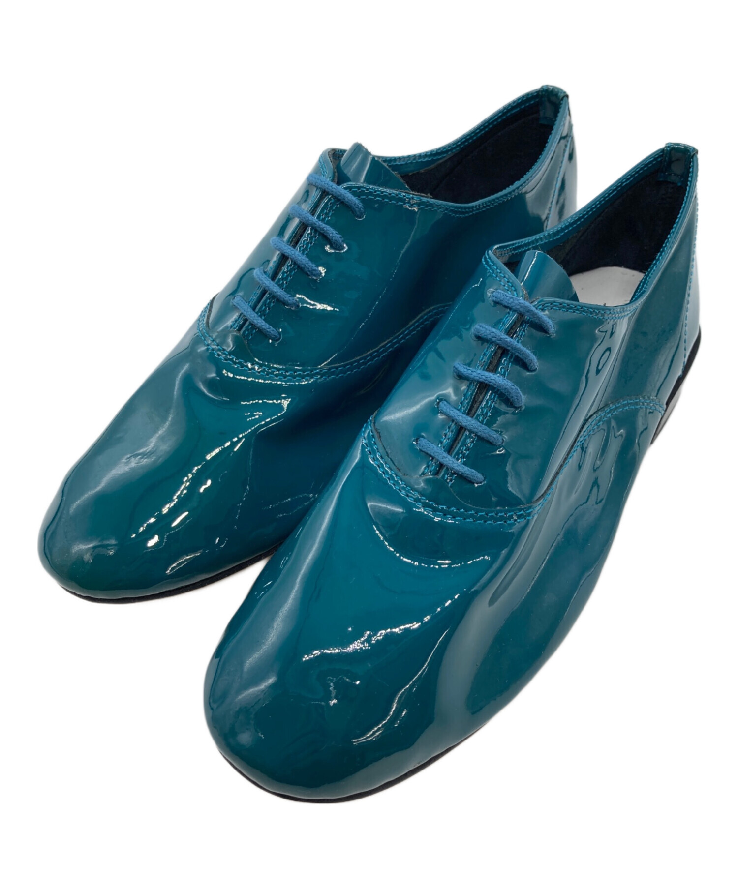 中古・古着通販】repetto (レペット) パテントシューズ グリーン