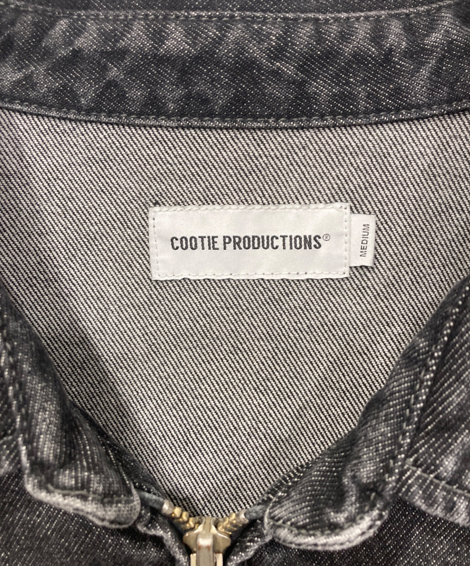 GLOTE PRODUCTIONS ブラックデニムジャケット M 2026年最新】COOTIE PRODUCTIONS メンズ Gジャン・デニムジャケットの