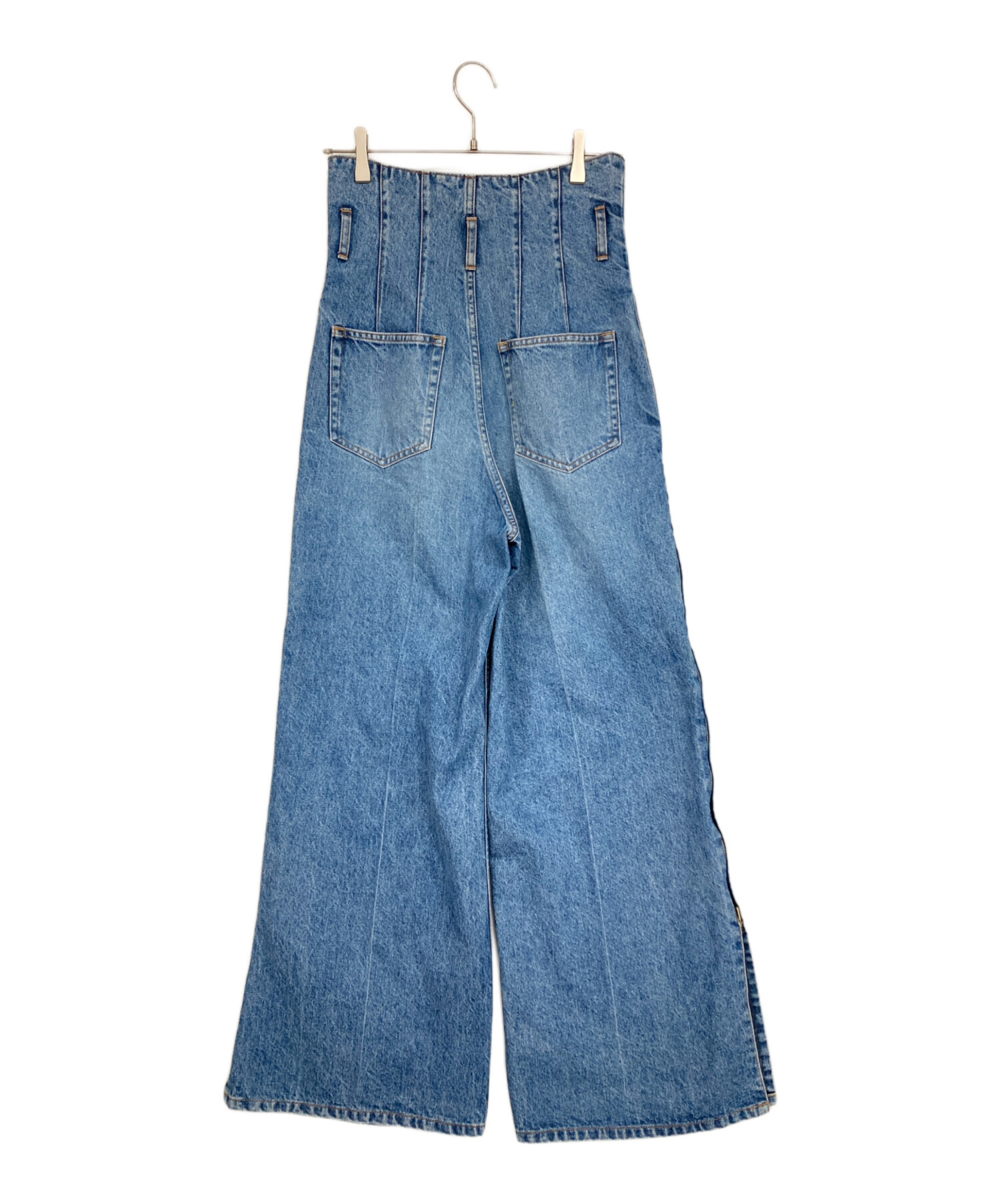 TOGA PULLA シャンブレーウールパンツ TOGAPULLA 2019SS CHAMBRAY WOOL  