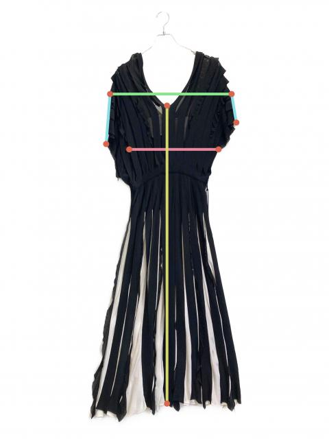 中古・古着通販】VALENTINO (ヴァレンティノ) プリーツニットドレス