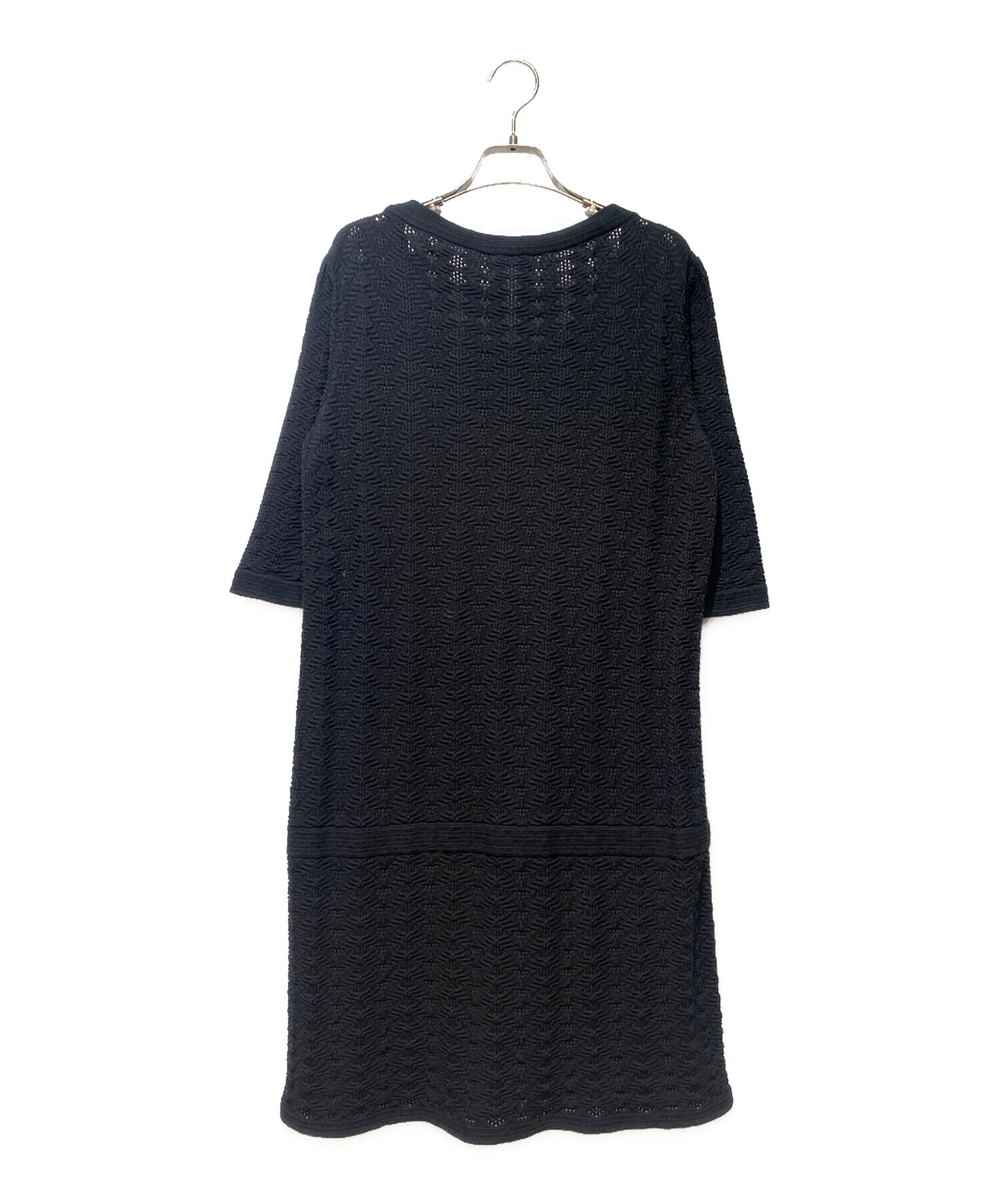 中古・古着通販】CHANEL (シャネル) ココボタンニットワンピース