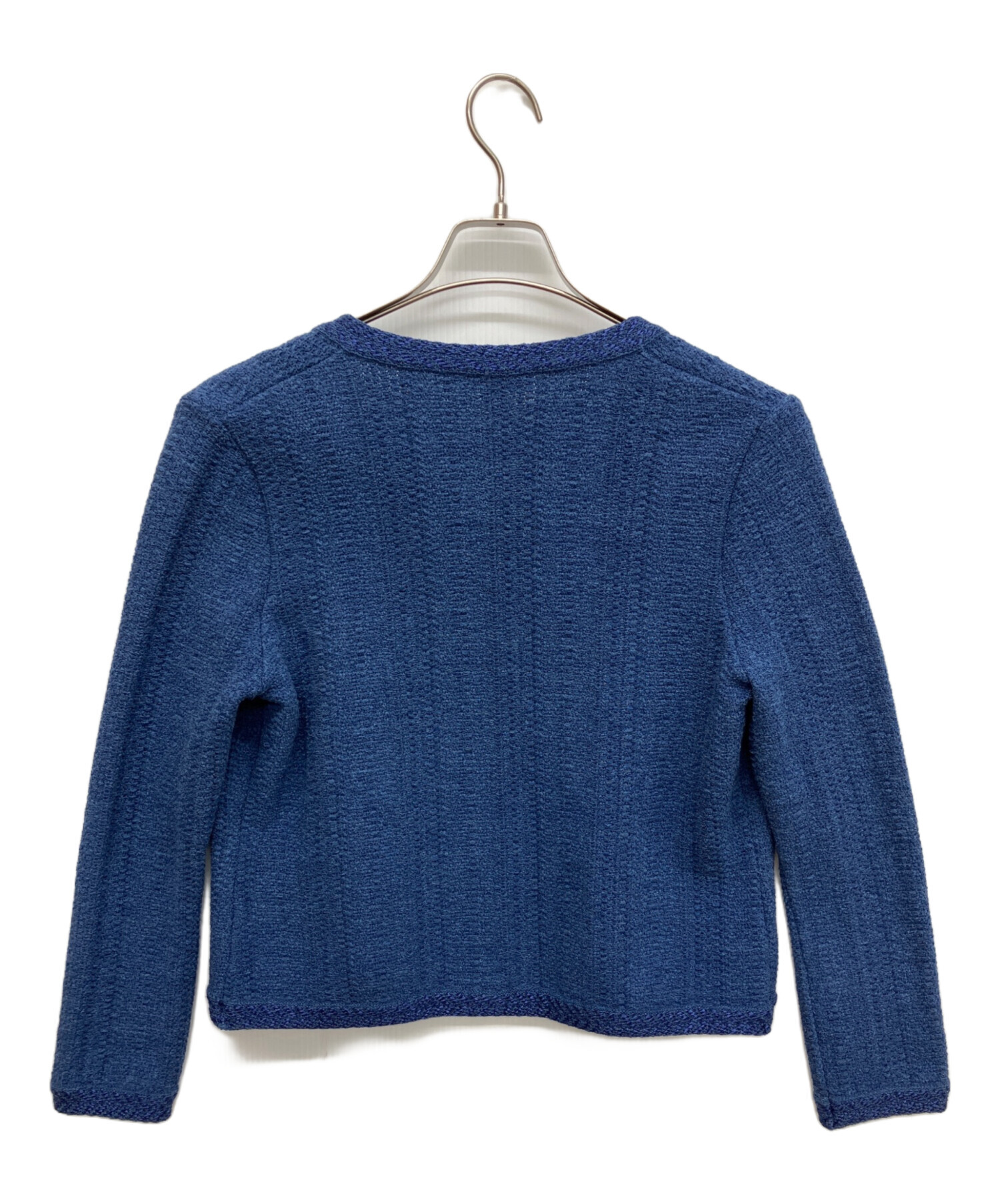 中古・古着通販】theory (セオリー) ミックスツイードノーカラー