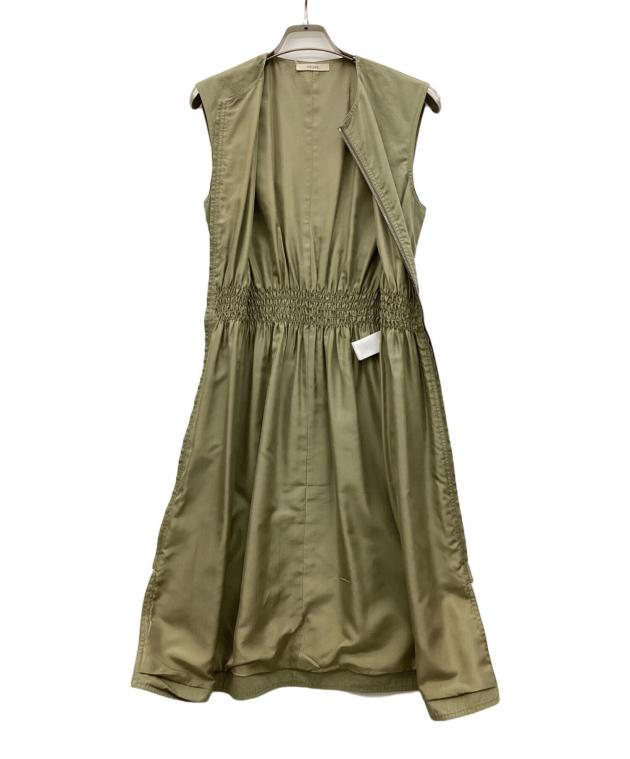 【美品】CELINE セリーヌ ノースリーブ ワンピース 膝丈 34 中古・古着通販】CELINE (セリーヌ) ノースリーブフルジップワンピース