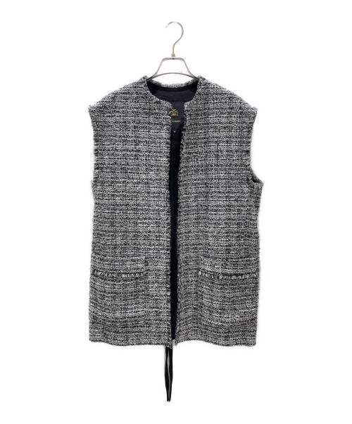 中古・古着通販】DRAWER (ドゥロワー) PRE1 ツイードノーカラー