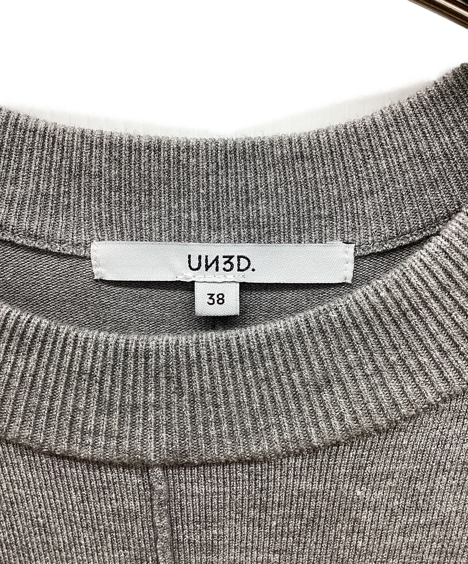 中古・古着通販】UN3D. (アンスリード) スリットスリーブニット