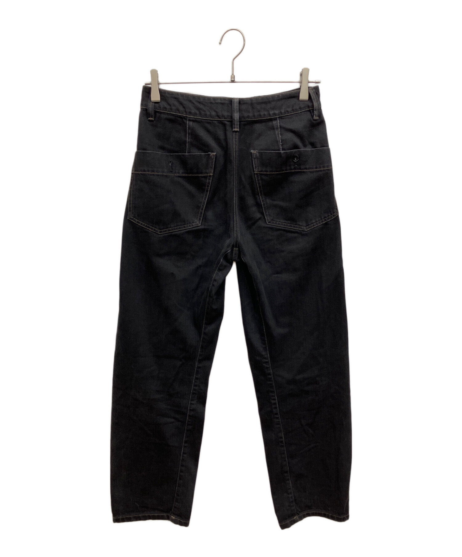 中古・古着通販】LEMAIRE (ルメール) デニムパンツ ブラック サイズ:34