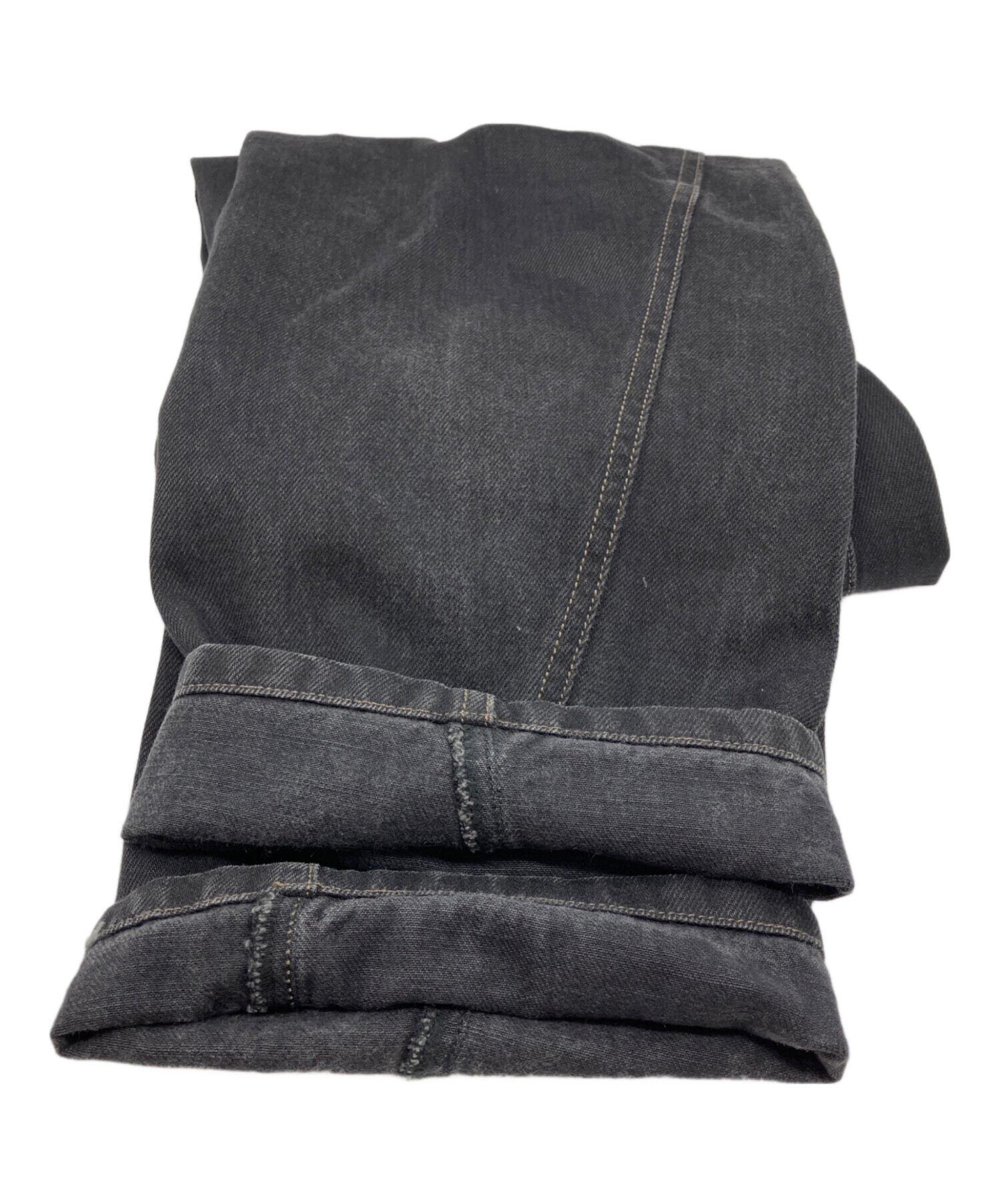 中古・古着通販】LEMAIRE (ルメール) デニムパンツ ブラック サイズ:34