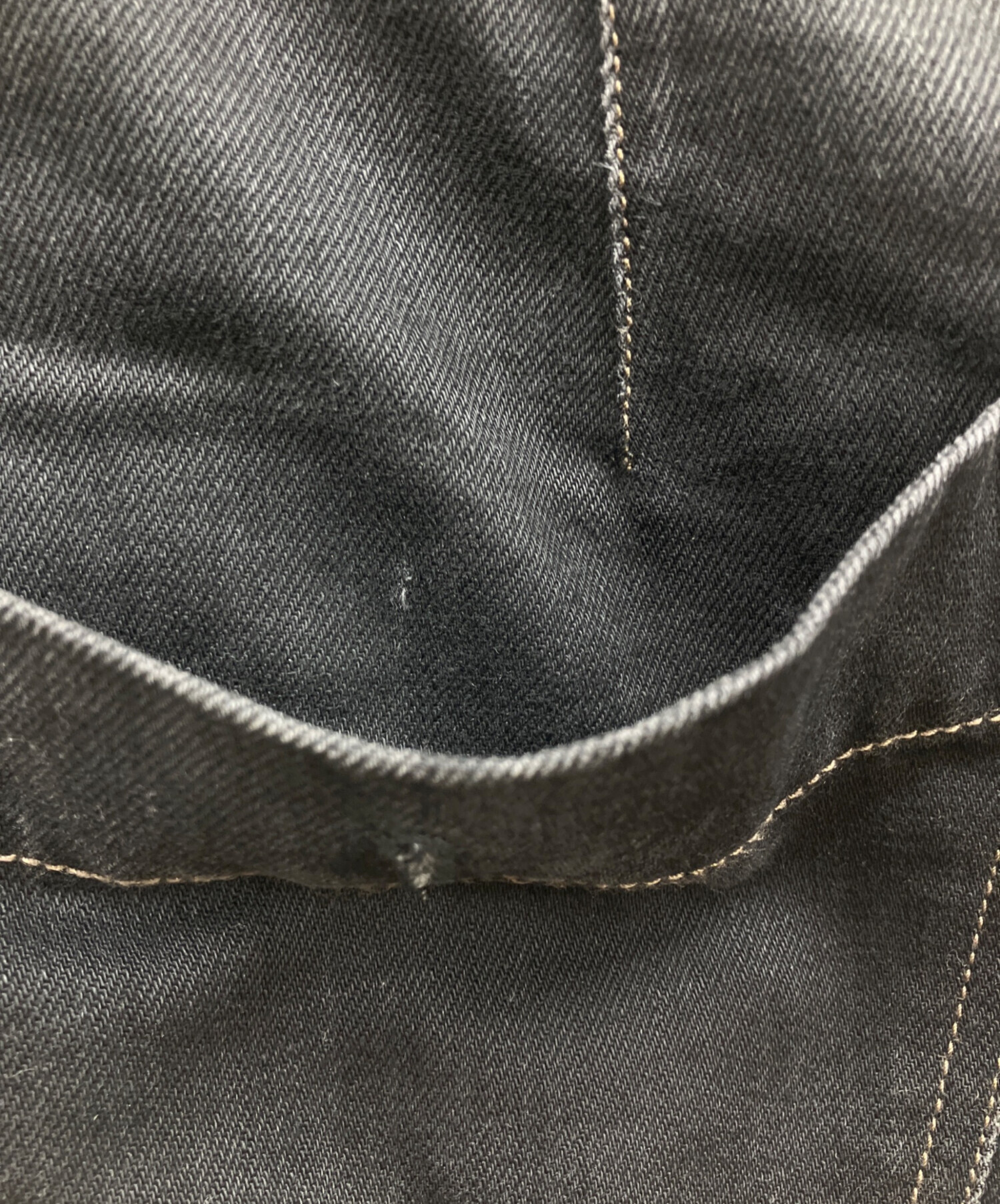 中古・古着通販】LEMAIRE (ルメール) デニムパンツ ブラック サイズ:34