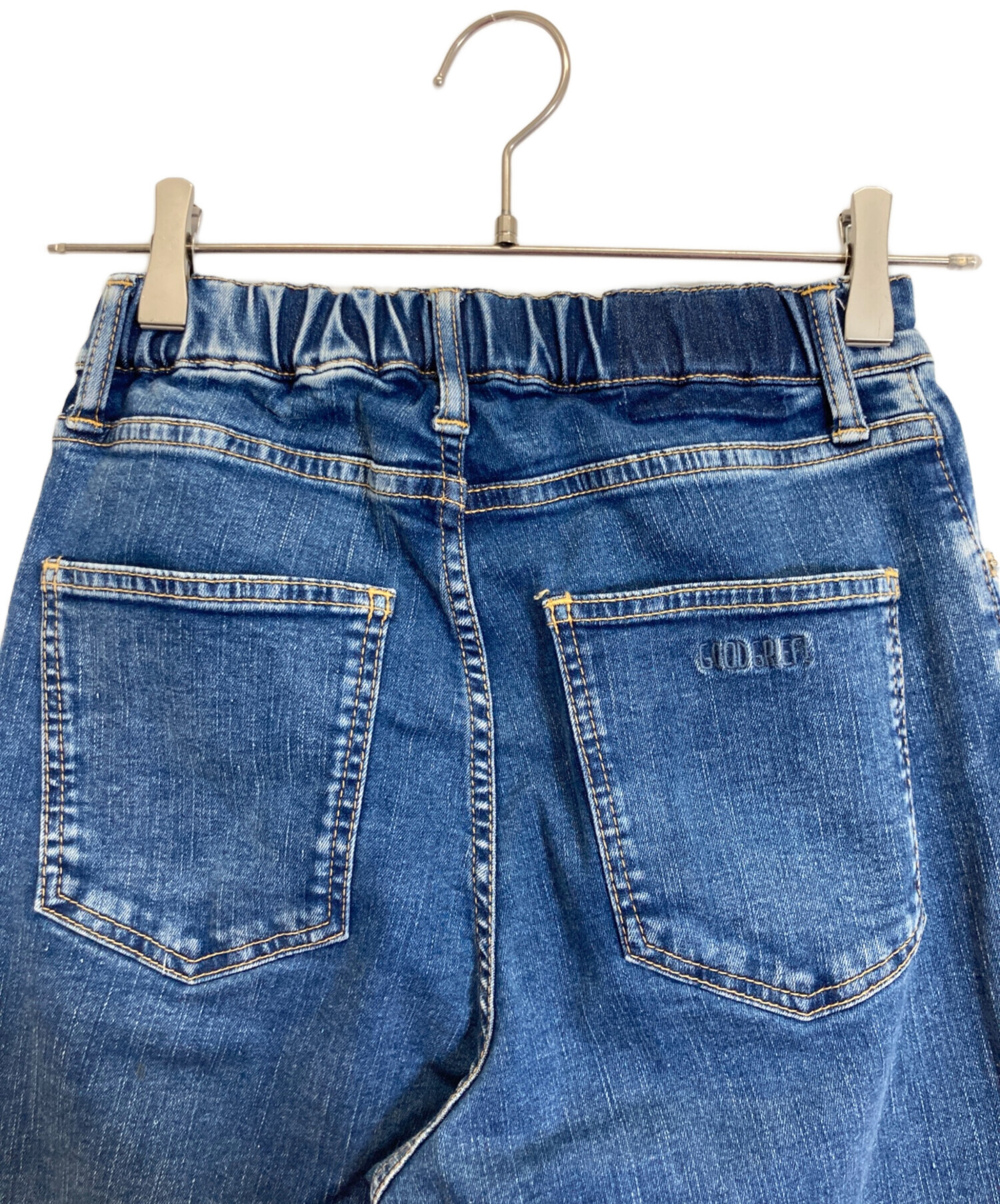 中古・古着通販】GOOD GRIEF! (グッドグリーフ) Damaged Hem Wide Leg