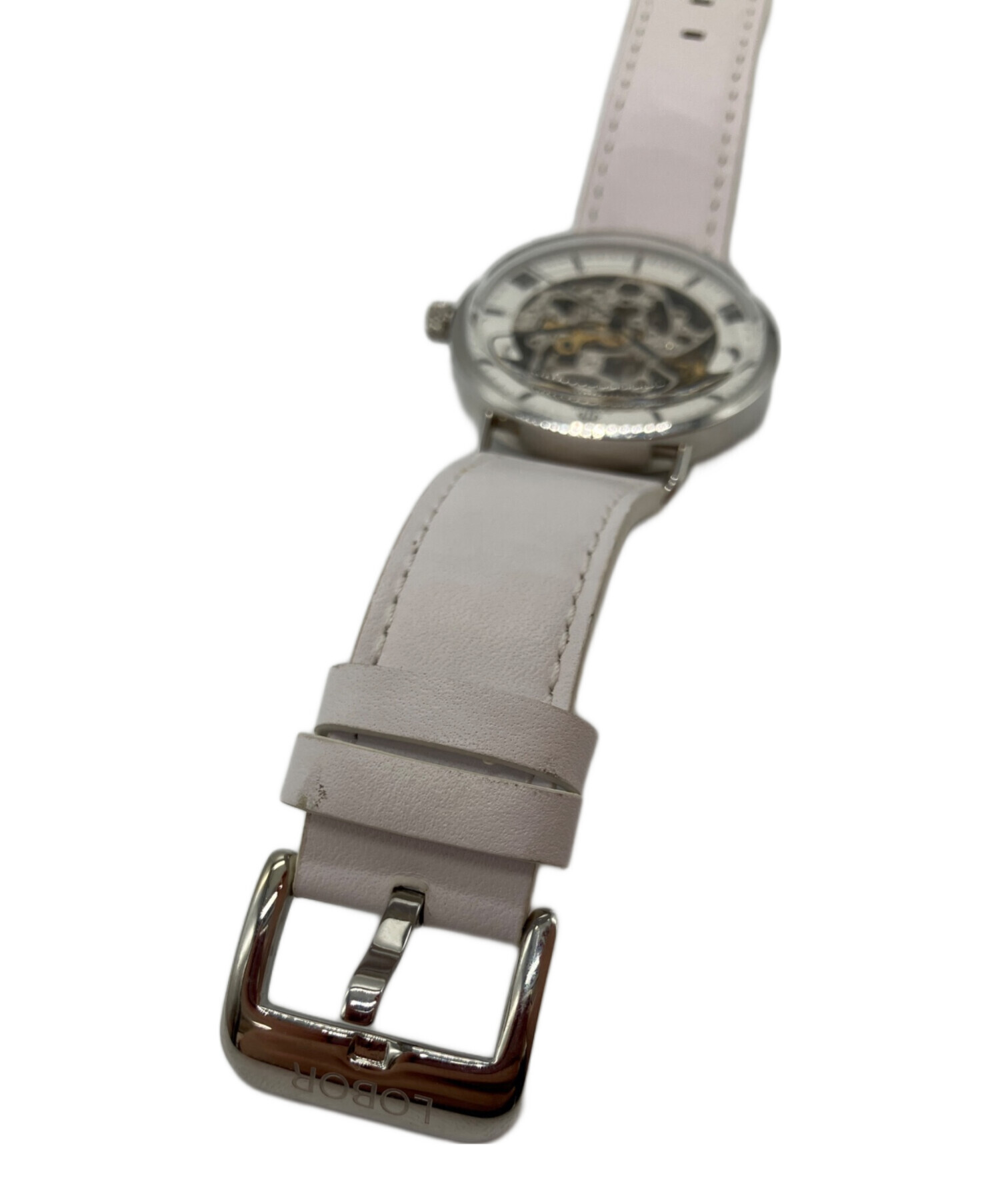 中古・古着通販】LOBOR (ロバー) スケルトンウォッチ 自動巻き レザー