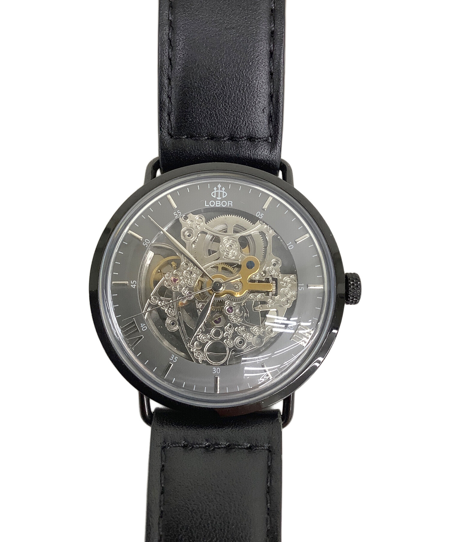 中古・古着通販】LOBOR (ロバー) 自動巻きスケルトンウォッチ グレー 