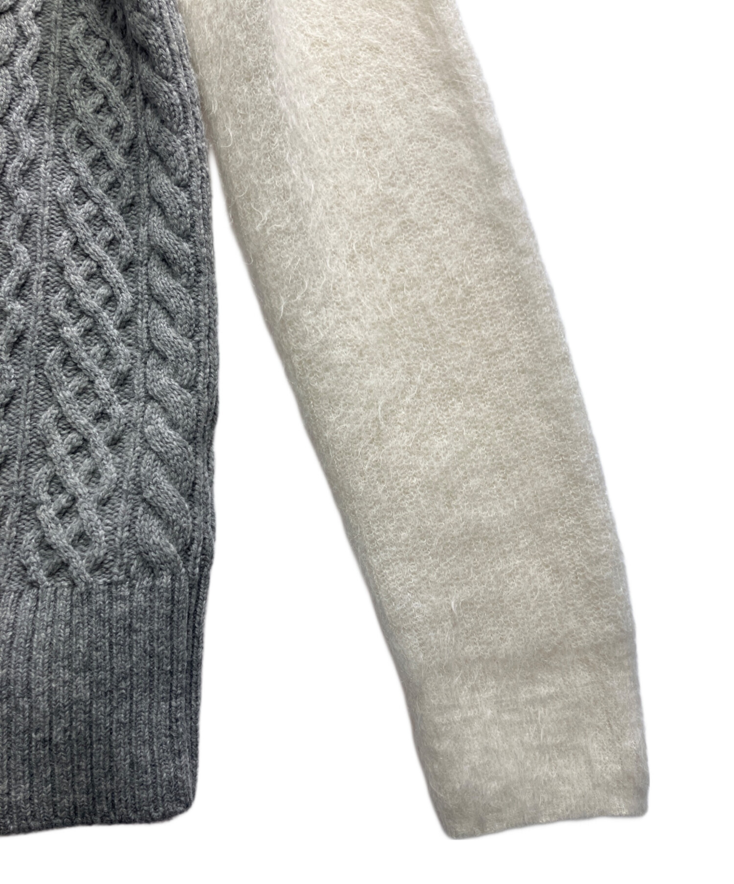 中古・古着通販】sacai (サカイ) CABLE PATTERN KNIT PULLOVER マルチ