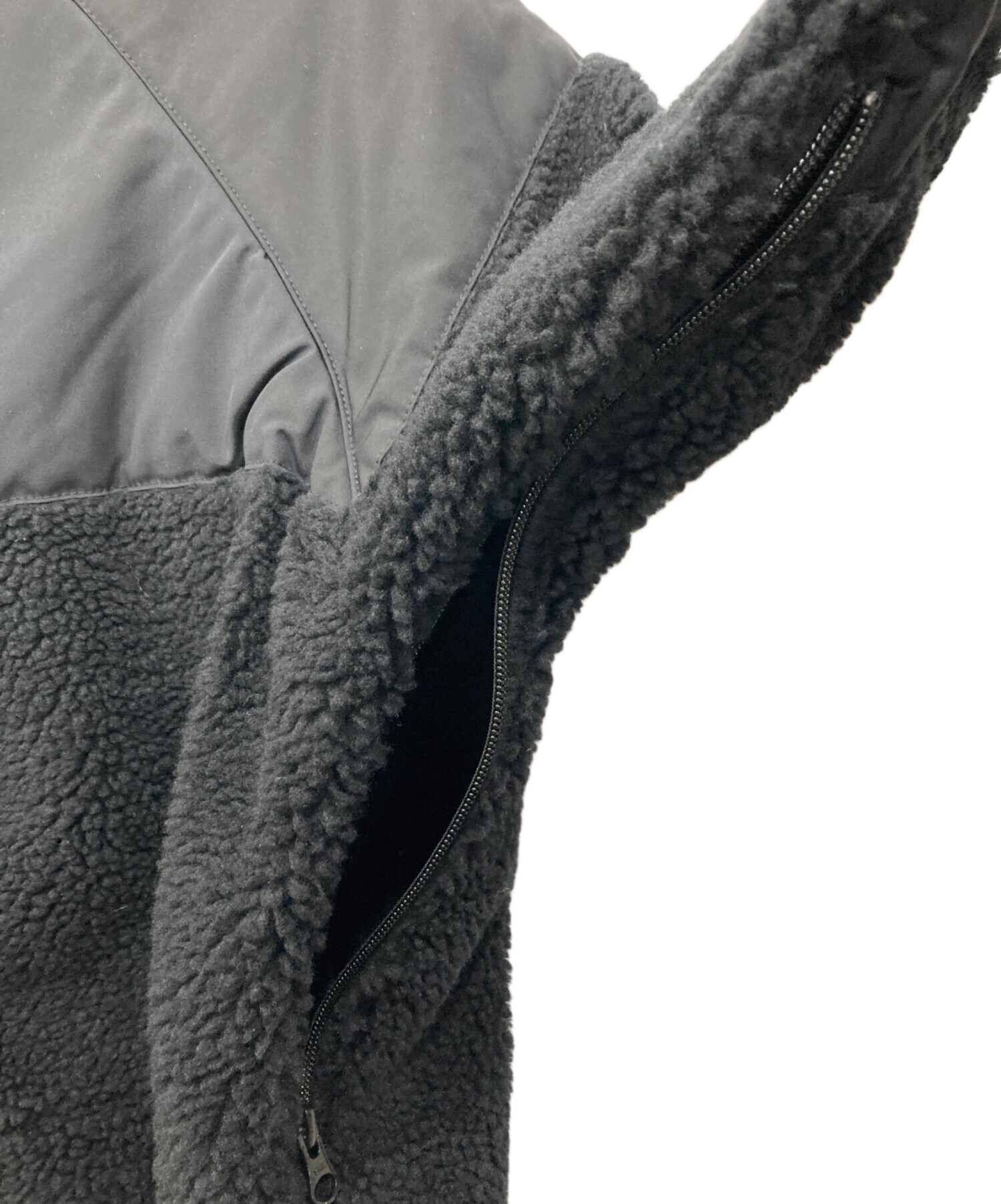中古・古着通販】C.E (シーイー) BOA FLEECE ZIP JACKET NECK ブラック