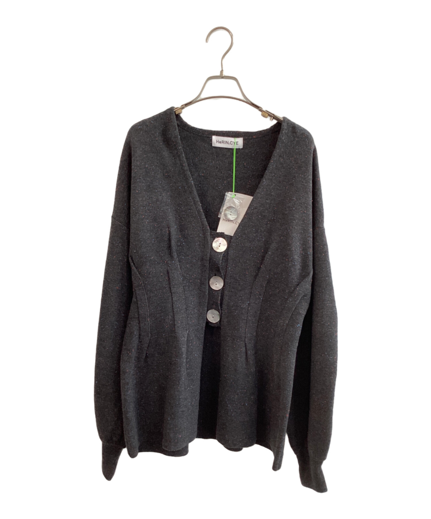 中古・古着通販】HeRIN.CYE (ヘリンドットサイ) Nep knit cardigan