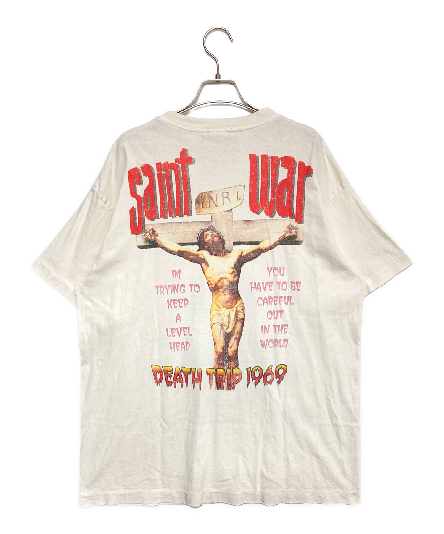 中古・古着通販】SAINT MICHAEL (セントマイケル) SS TEE / SAINT WAR 