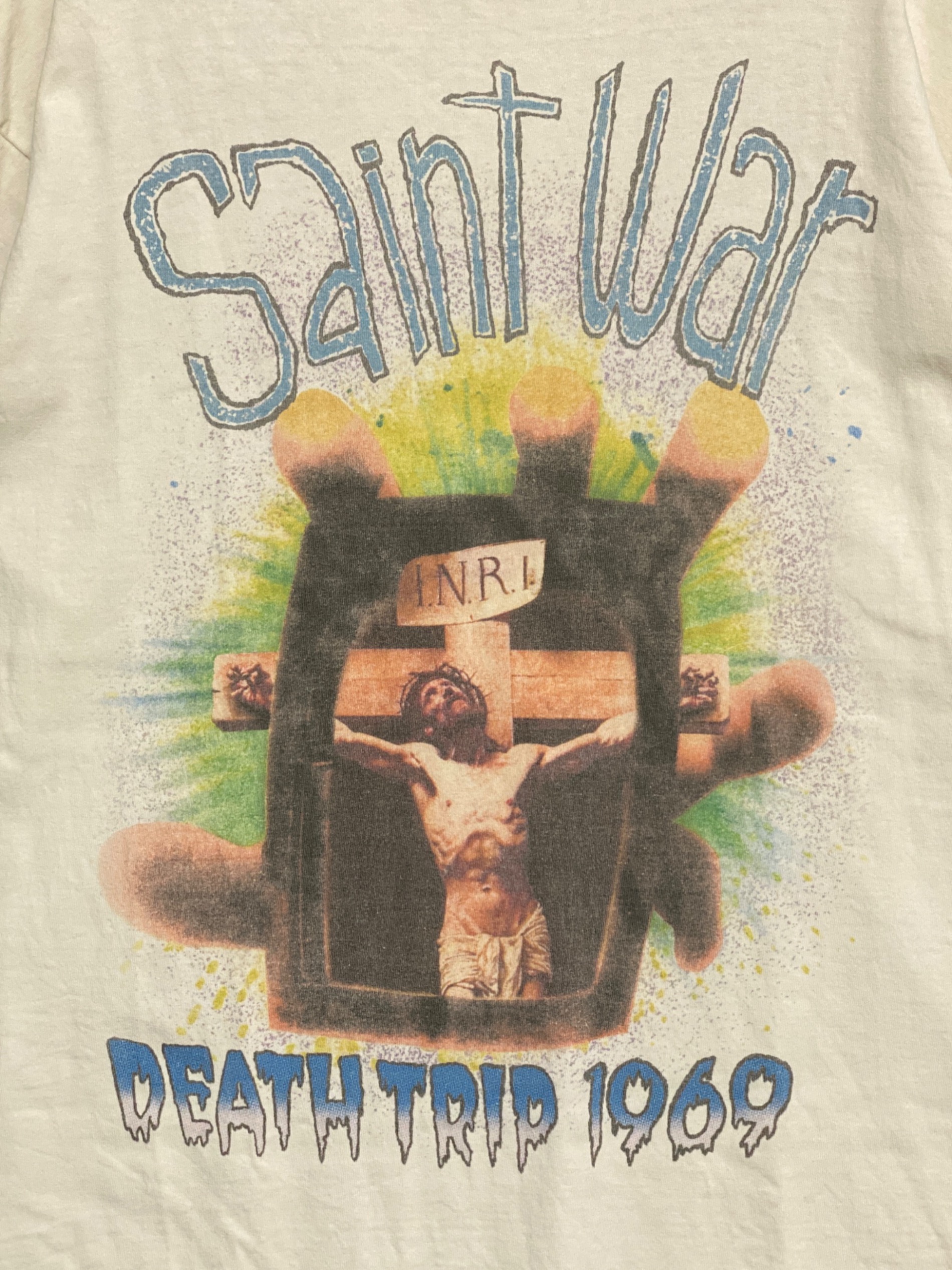 中古・古着通販】SAINT MICHAEL (セントマイケル) SS TEE / SAINT WAR 