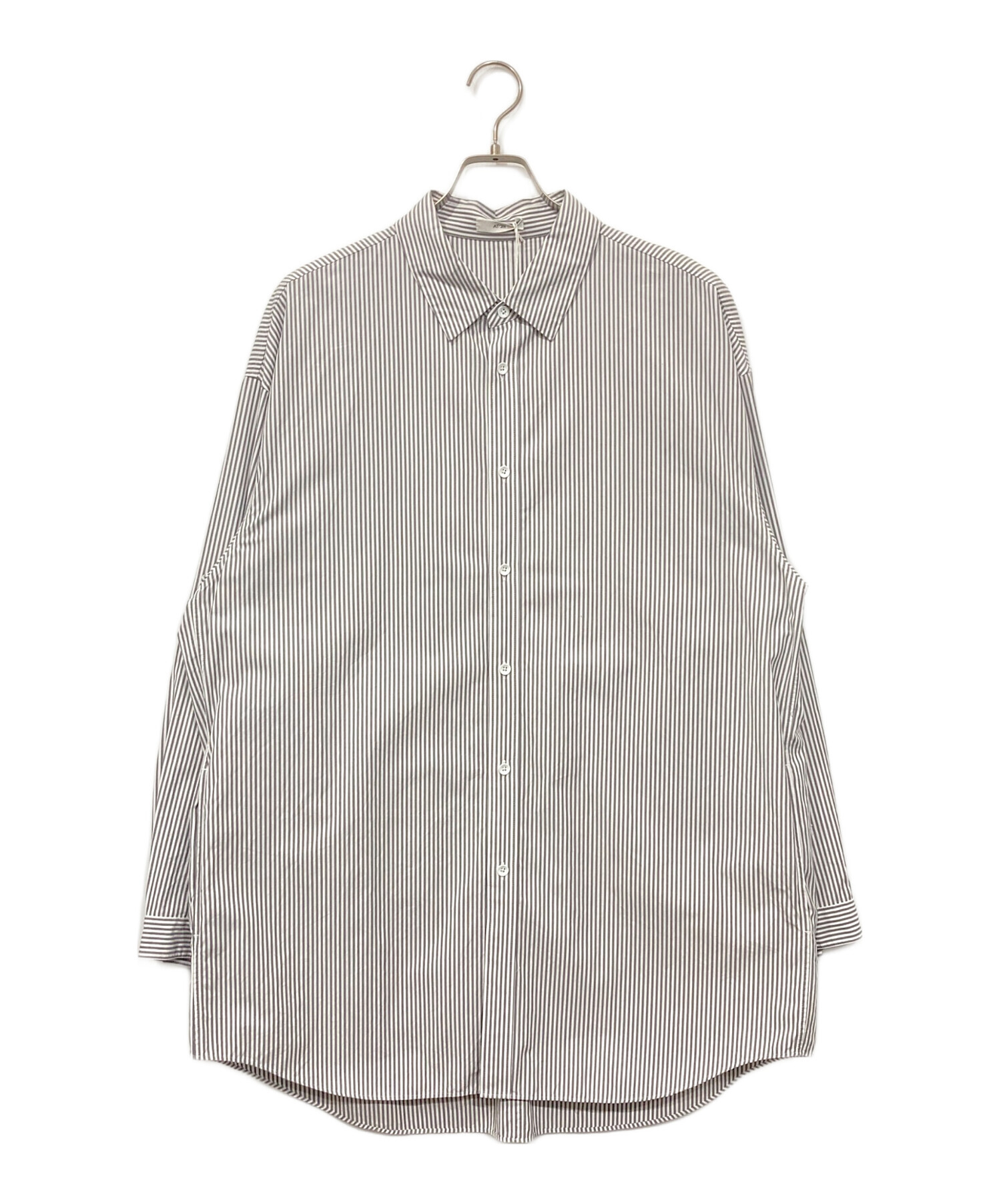 ATONシャツ完売6/16迄値下げ ATON（エイトン） シャツ 「ATON / エイトン」TWIST WOOL WASHER