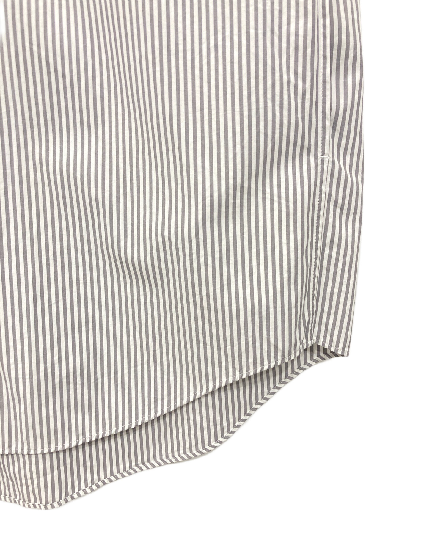 中古・古着通販】ATON (エイトン) SHRINK COTTON OVERSIZED LONG SHIRT