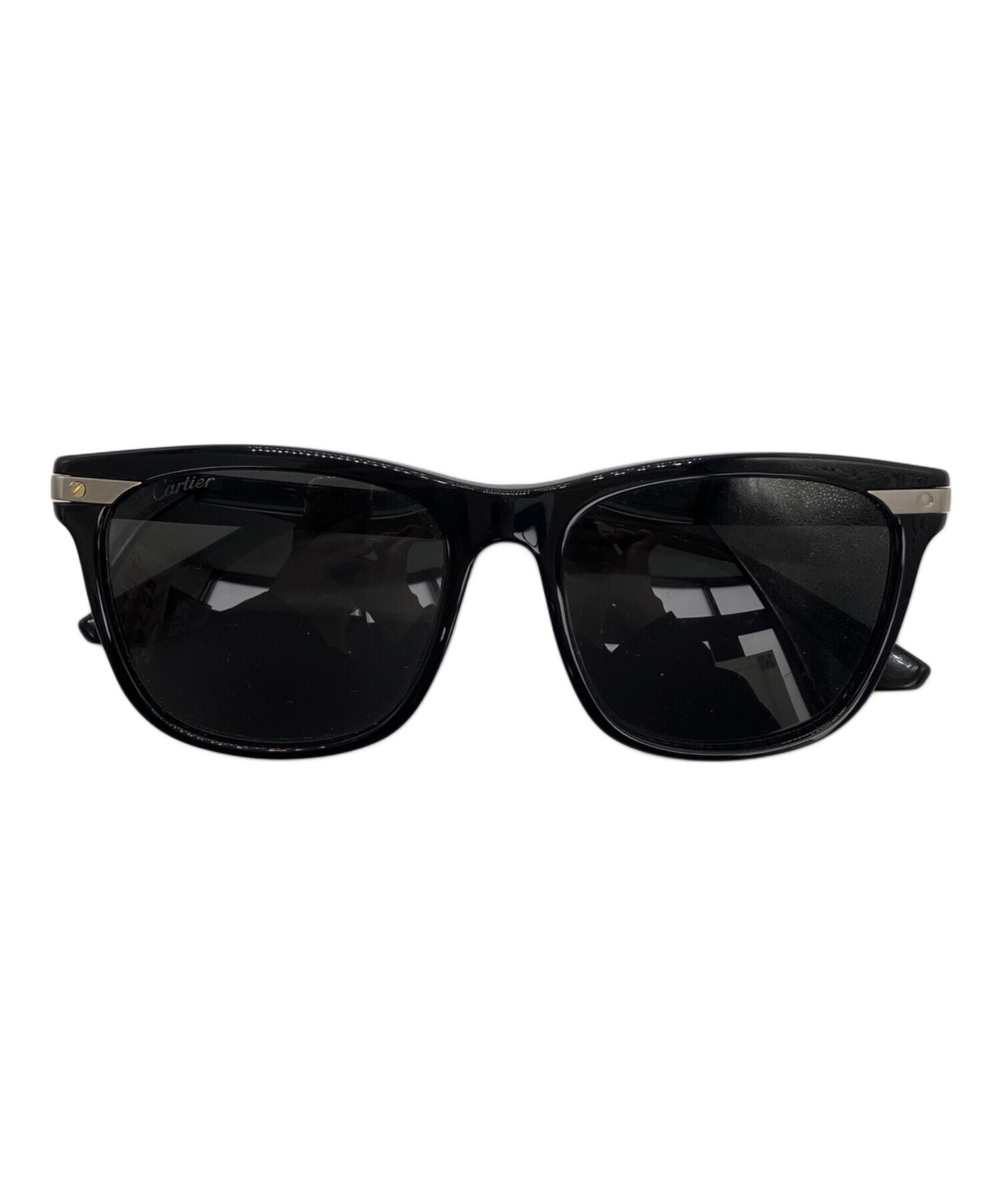Cartier カルティエ サングラス - 黒x茶 【古着】【中古】 中古・古着通販】Cartier (カルティエ) サングラス ブラック｜ブランド