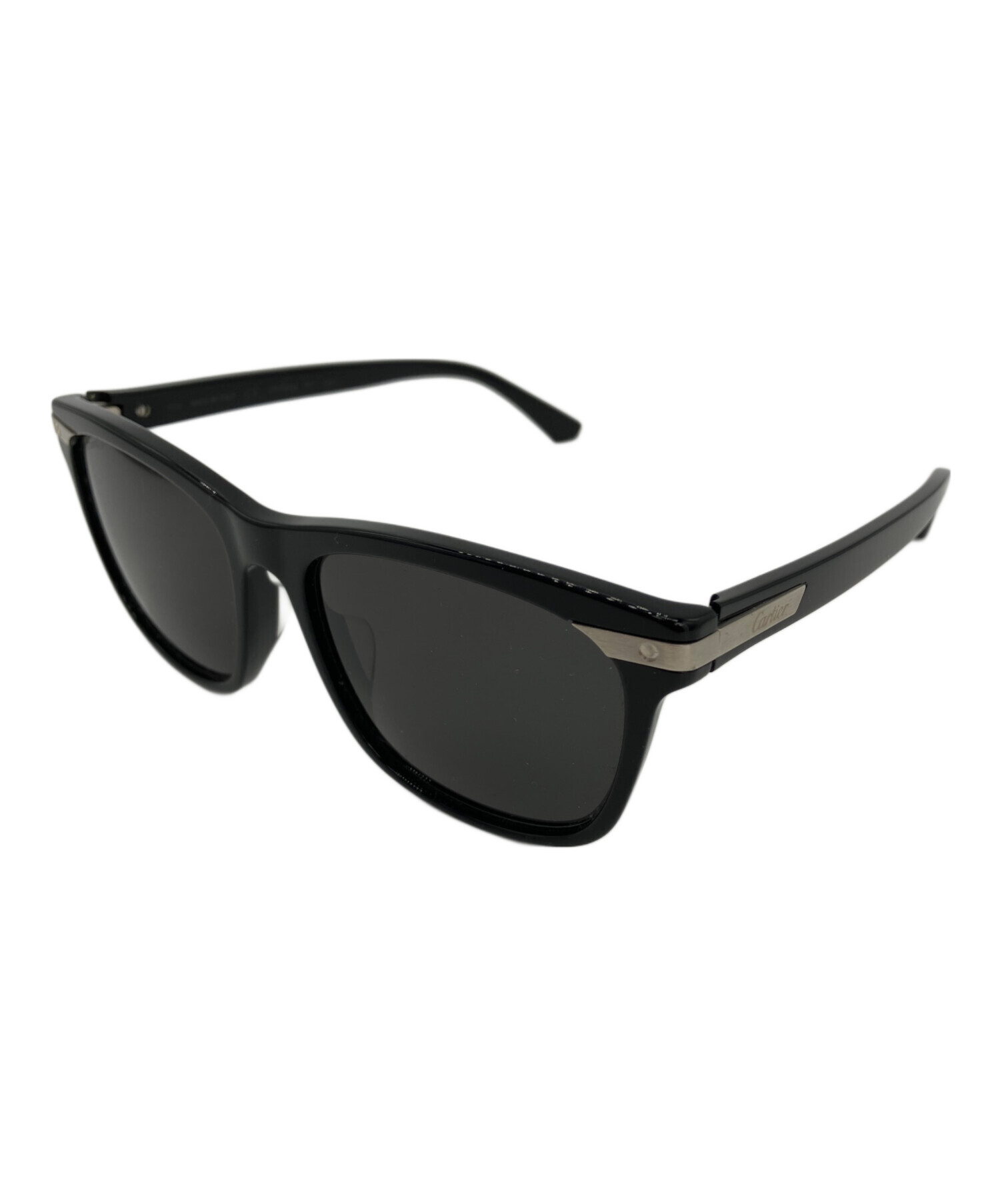 Cartier カルティエ サングラス - 黒x茶 【古着】【中古】 中古・古着通販】Cartier (カルティエ) サングラス ブラック｜ブランド