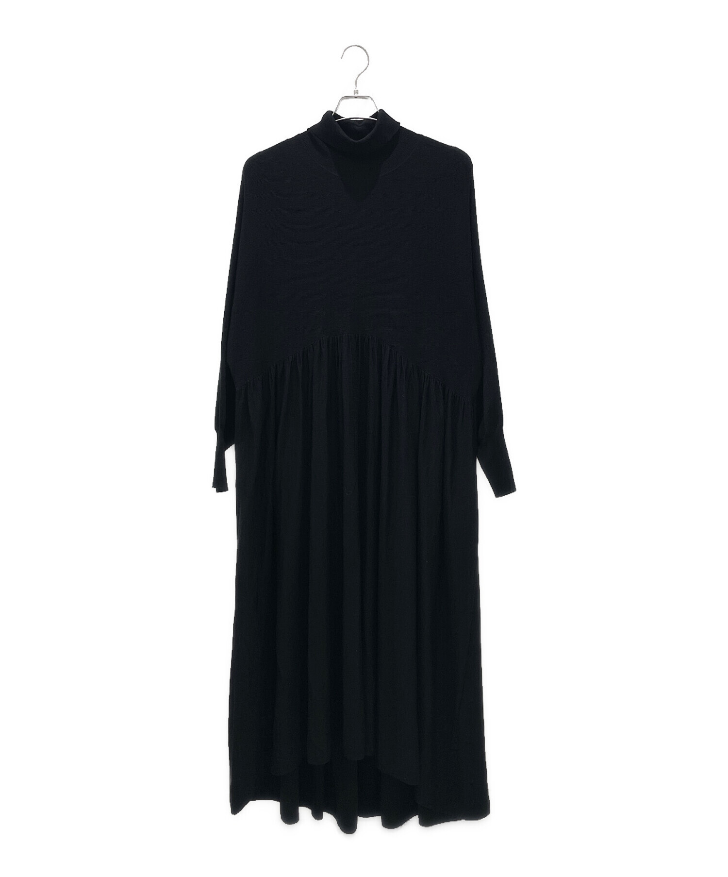 カレンソロジー ウールハイネックギャザーワンピース カレンソロジー