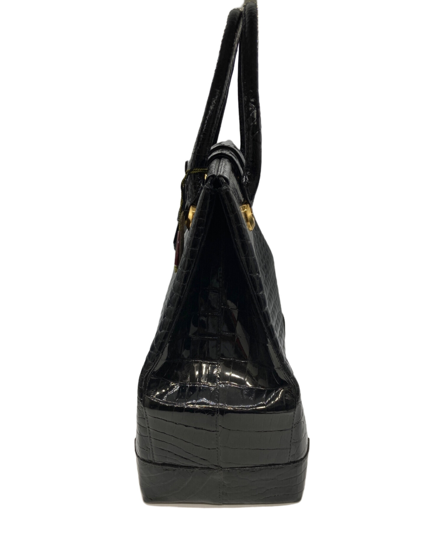 中古・古着通販】JRA認定革バッグ (-) シャイニングクロコダイル