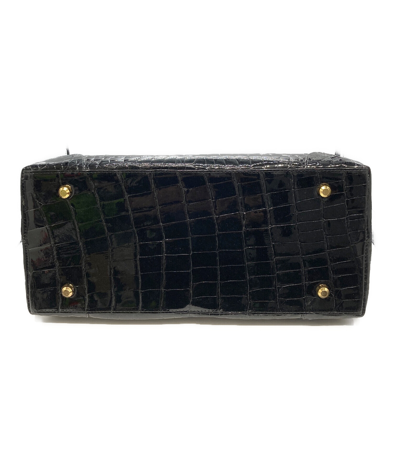 中古・古着通販】JRA認定革バッグ (-) シャイニングクロコダイル