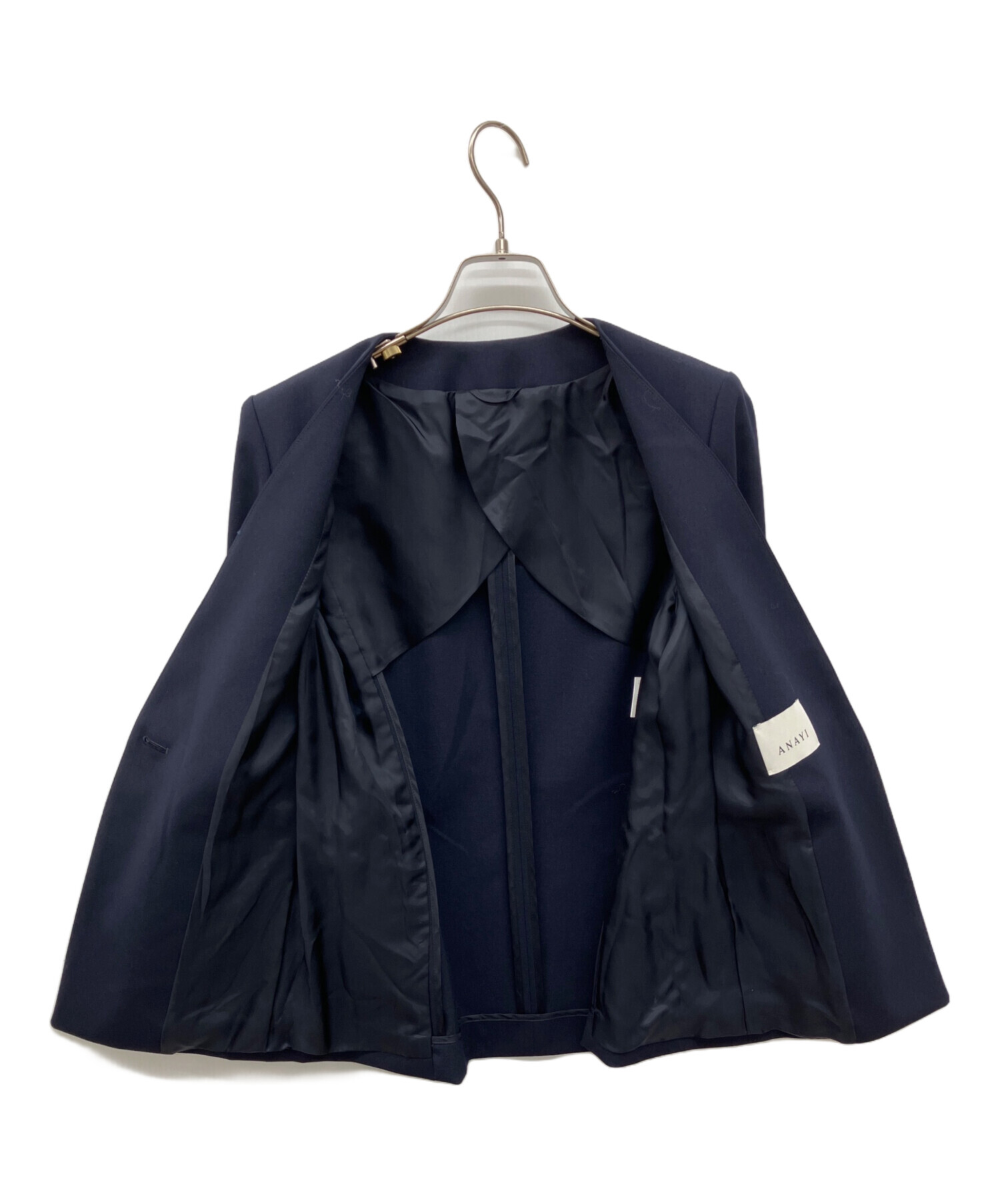 中古・古着通販】ANAYI (アナイ) オックスストレッチノーカラー