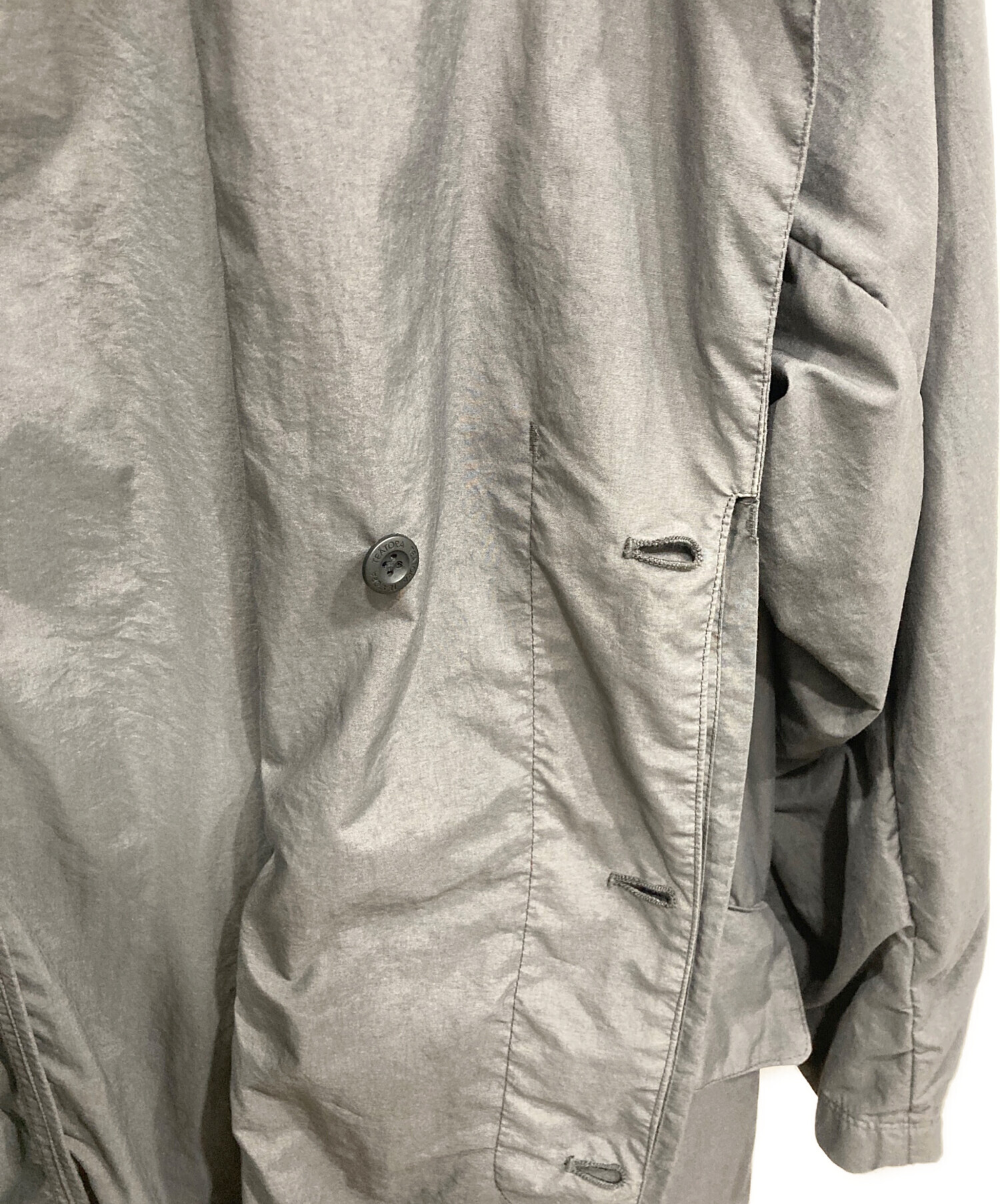 中古・古着通販】TEATORA (テアトラ) DEVICE COAT packable グレー 中古・古着通販】TEATORA (テアトラ) DEVICE COAT packable グレー