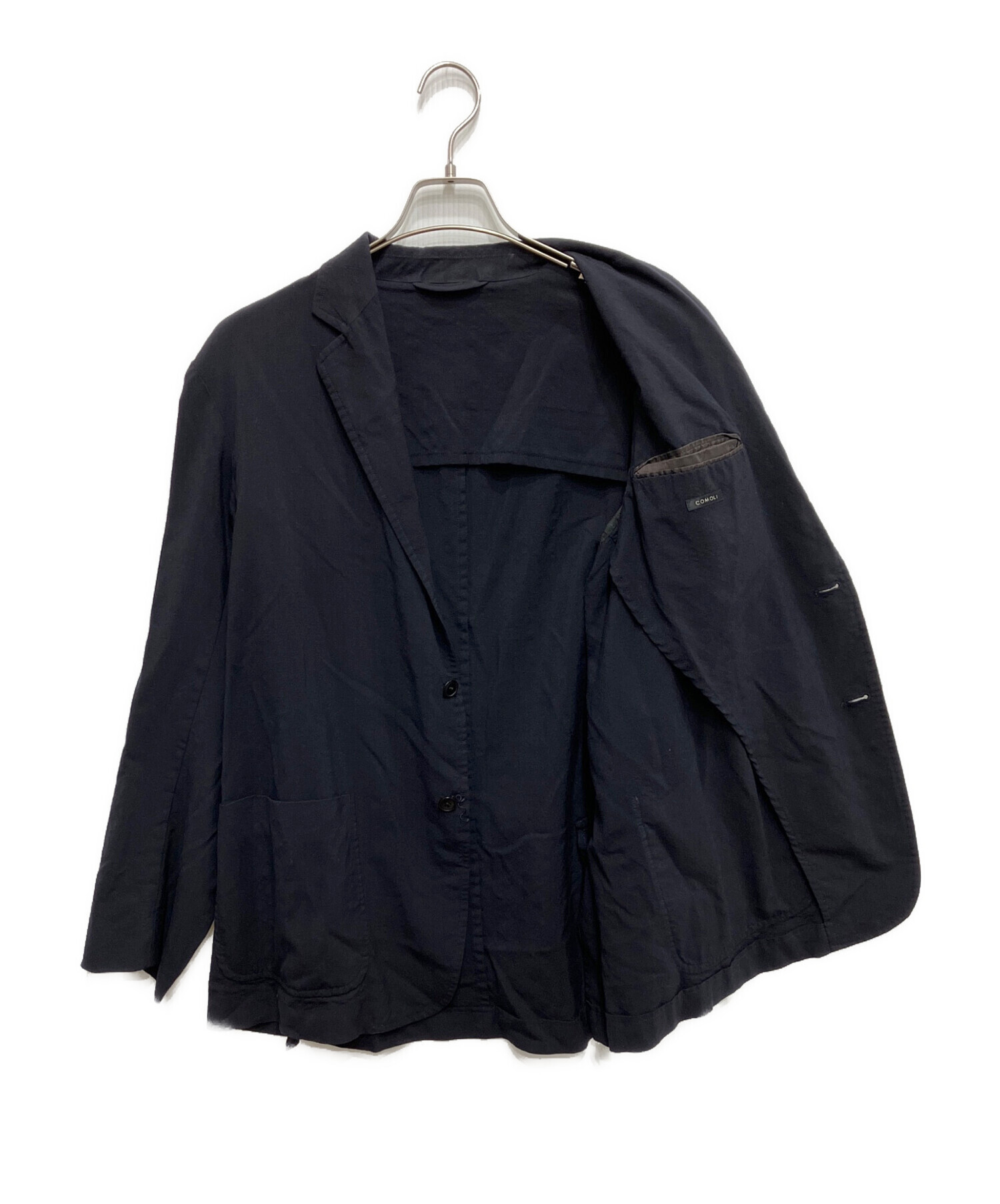 中古・古着通販】COMOLI (コモリ) ウール2Bジャケット ネイビー サイズ